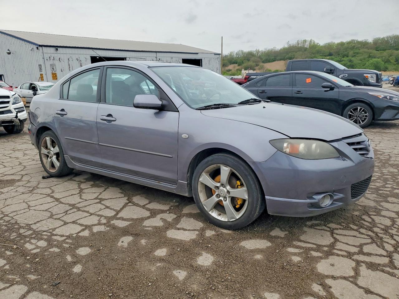 2004 Mazda 3 S Gray vin: JM1BK323541135311