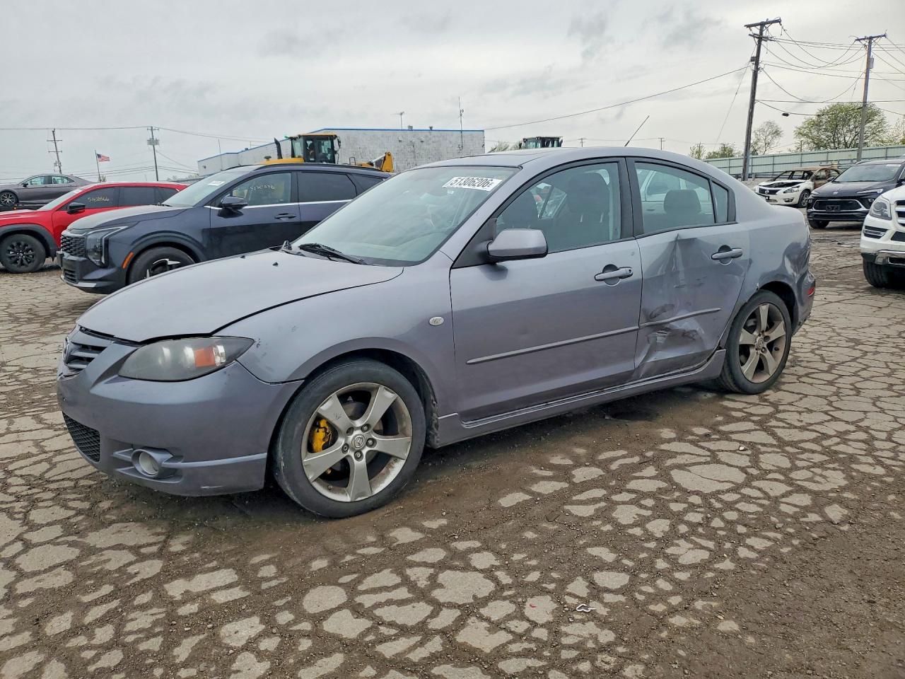 2004 Mazda 3 S Gray vin: JM1BK323541135311