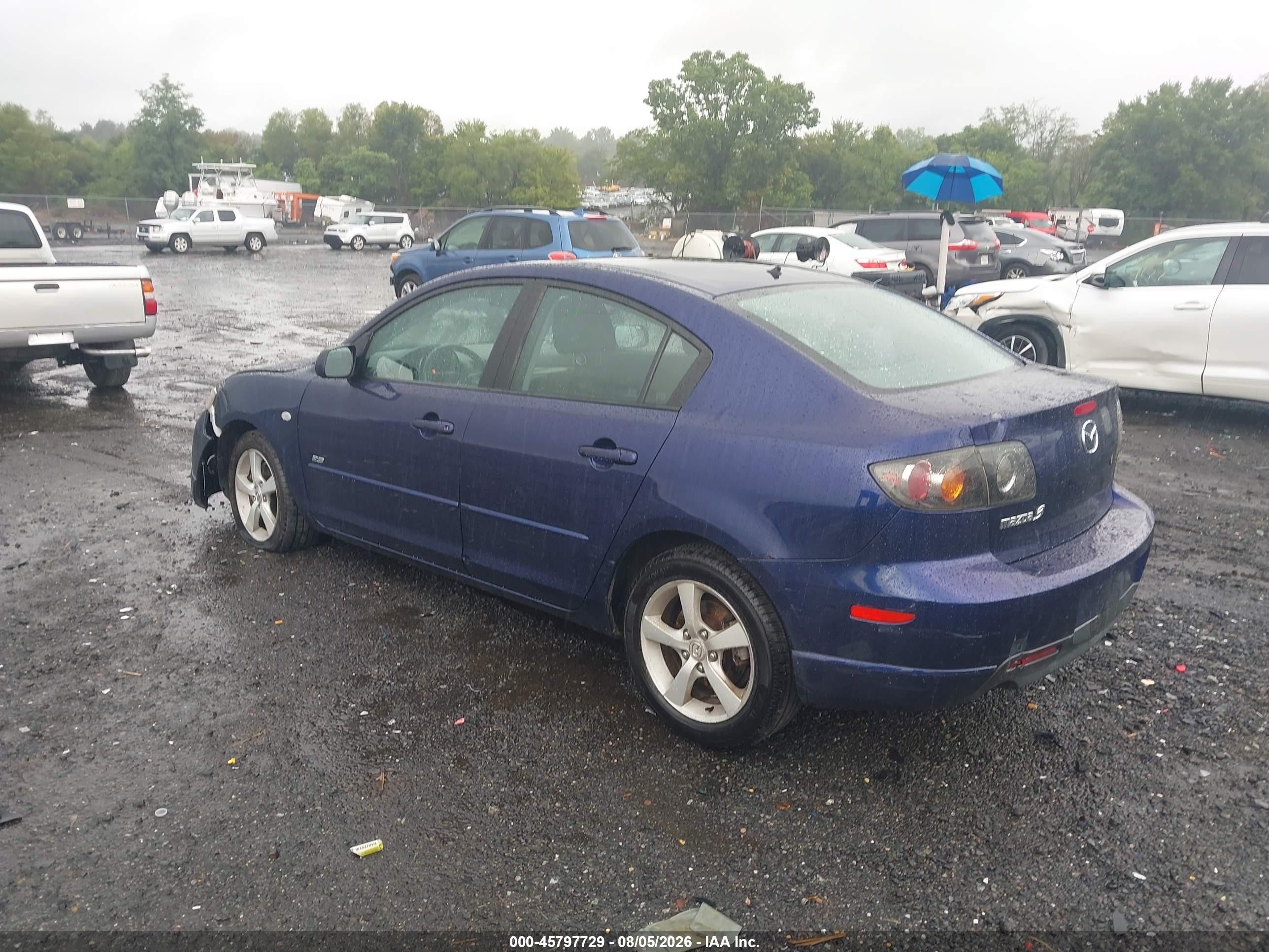 2004 Mazda Mazda3 S Blue vin: JM1BK323541161231