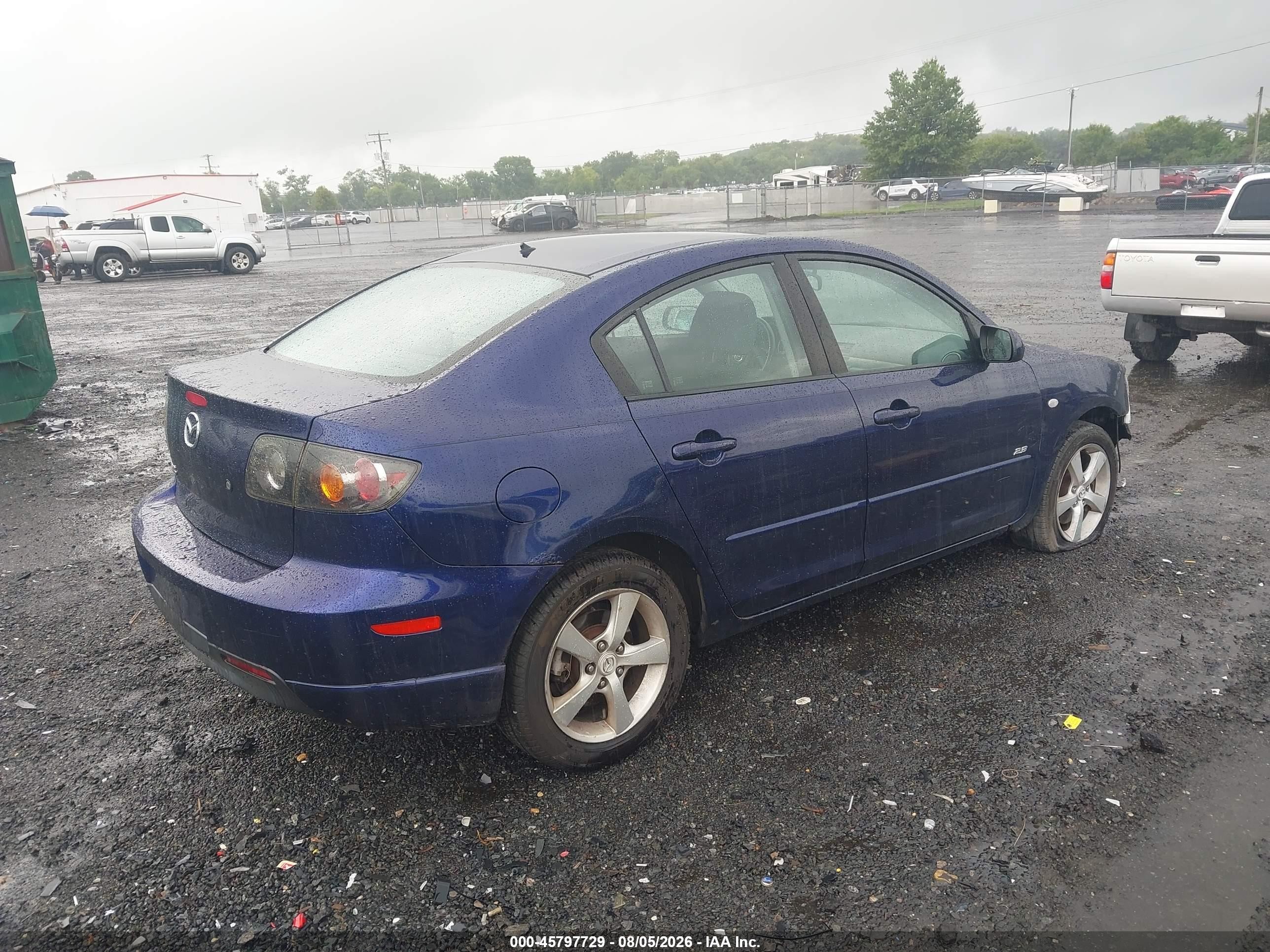 2004 Mazda Mazda3 S Blue vin: JM1BK323541161231
