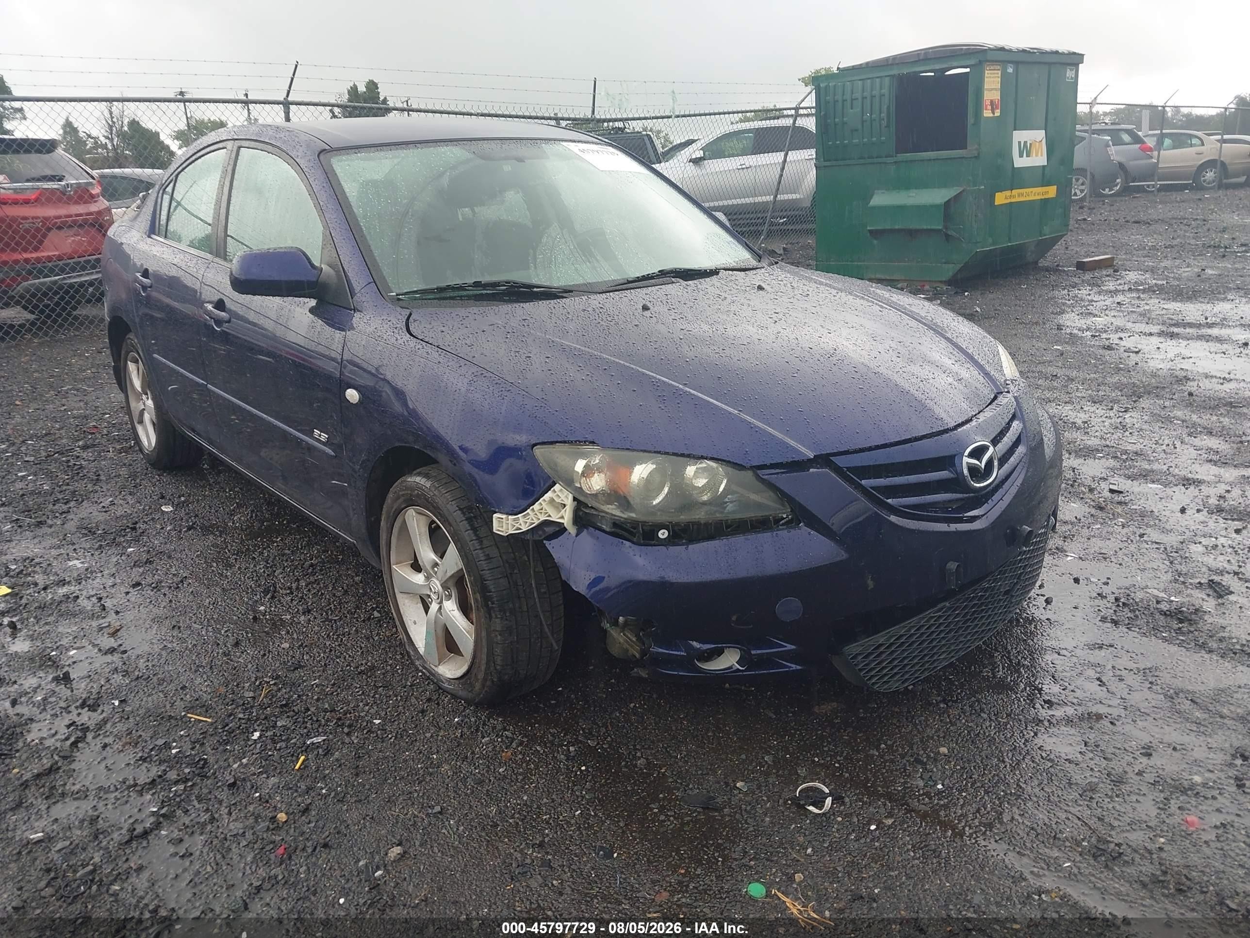 2004 Mazda Mazda3 S Blue vin: JM1BK323541161231