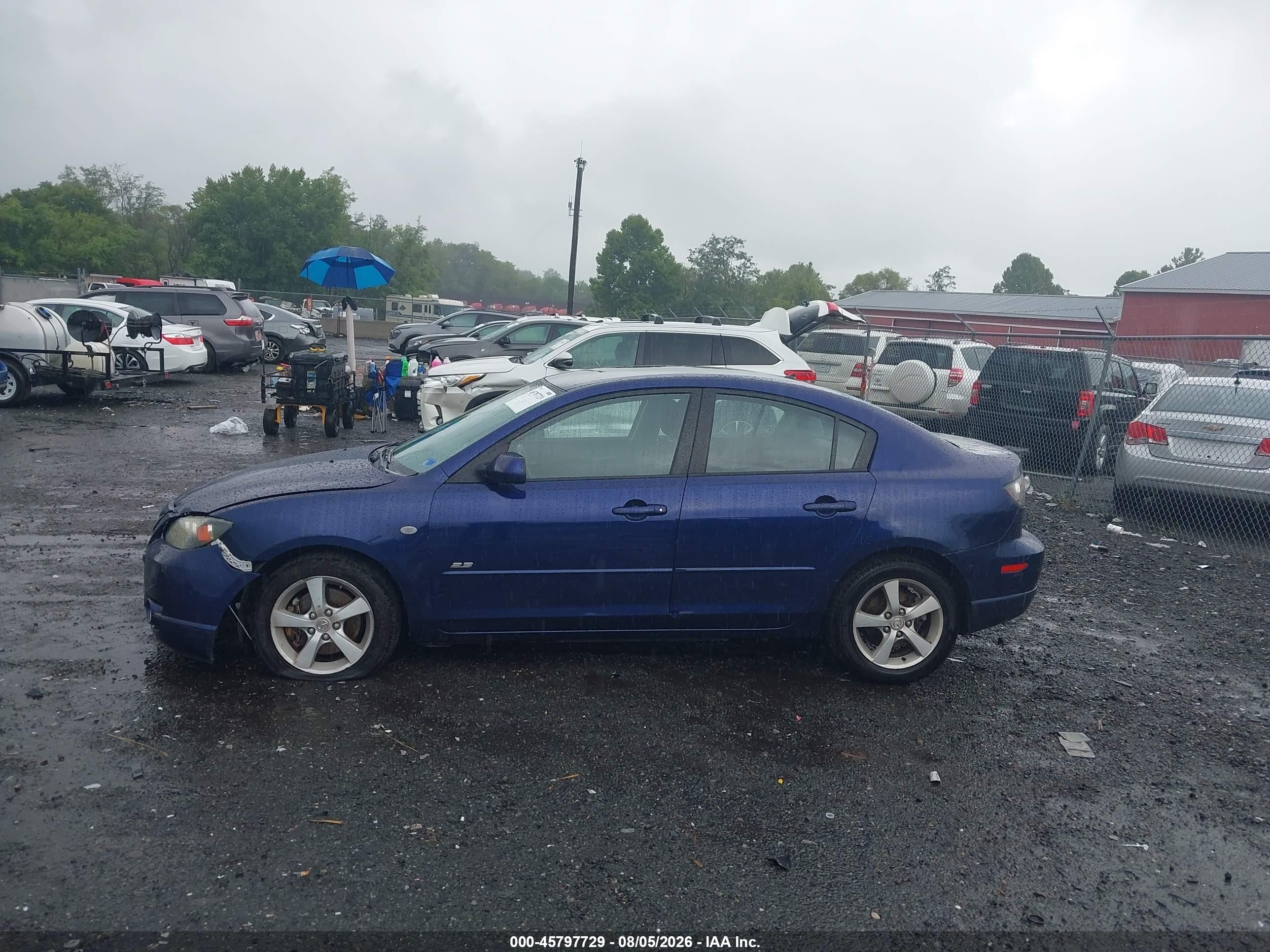 2004 Mazda Mazda3 S Blue vin: JM1BK323541161231