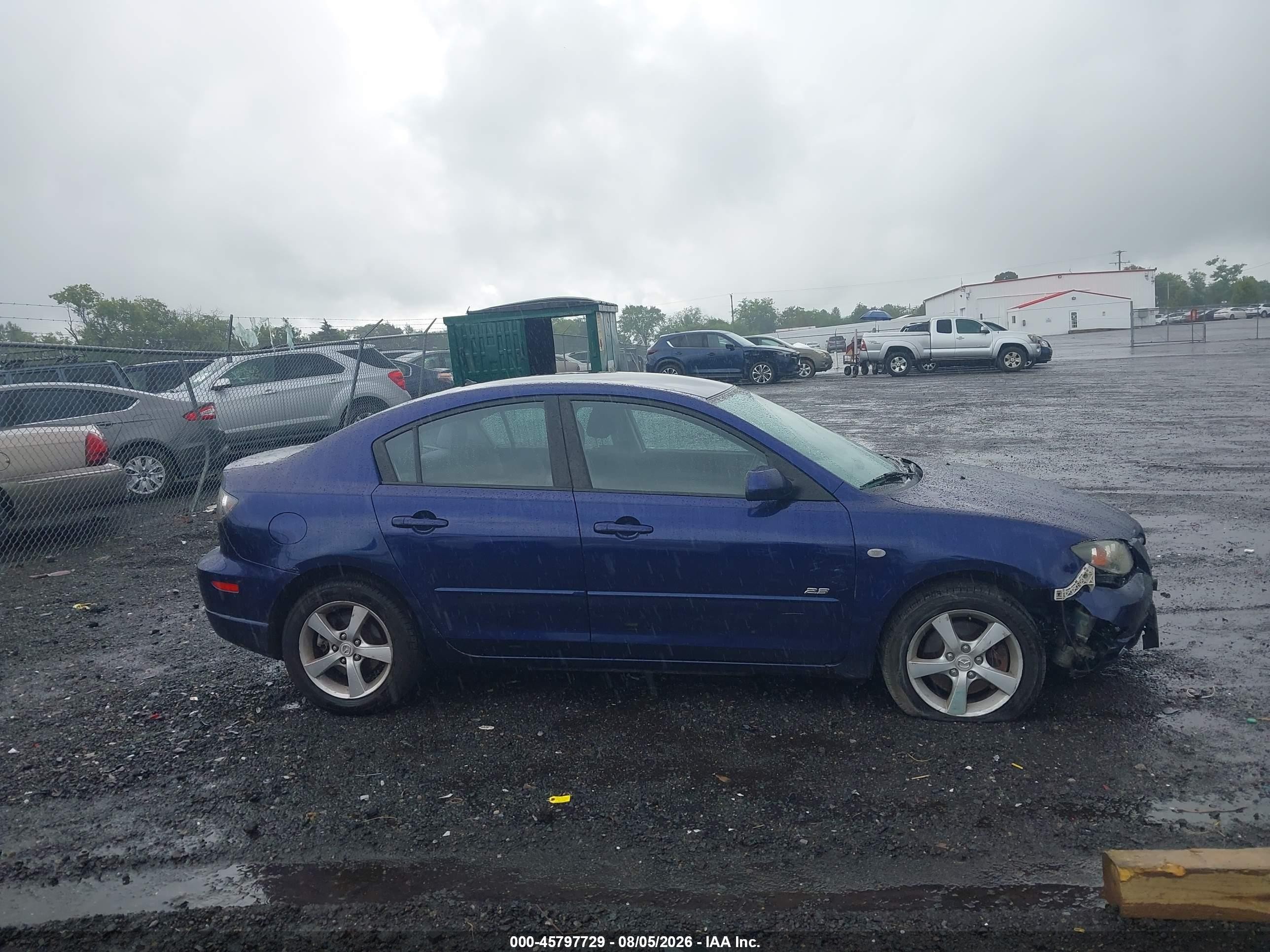 2004 Mazda Mazda3 S Blue vin: JM1BK323541161231
