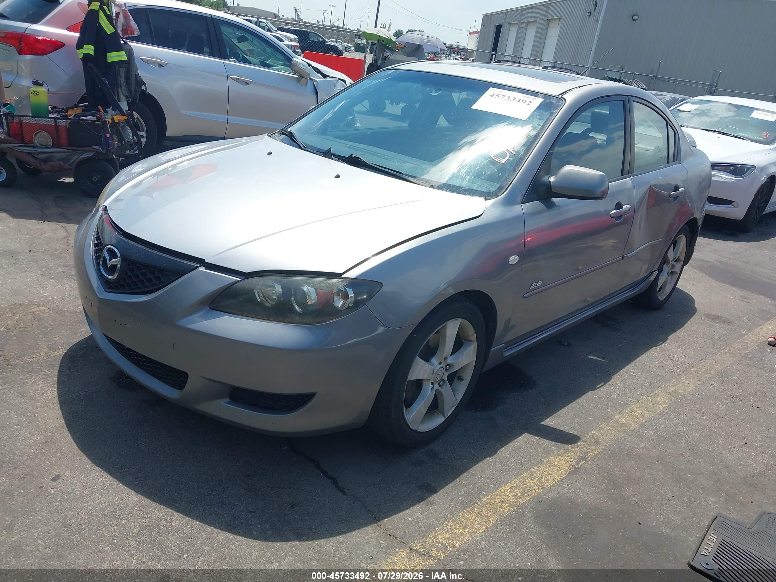 2005 Mazda Mazda3 S Серебряный vin: JM1BK323551243543