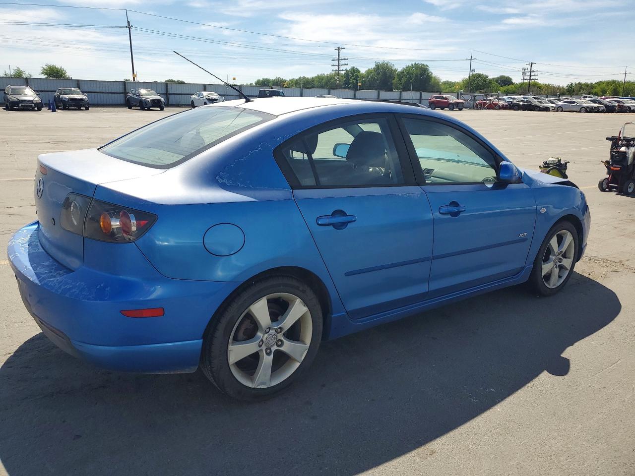 2006 Mazda 3 S Blue vin: JM1BK323561456316