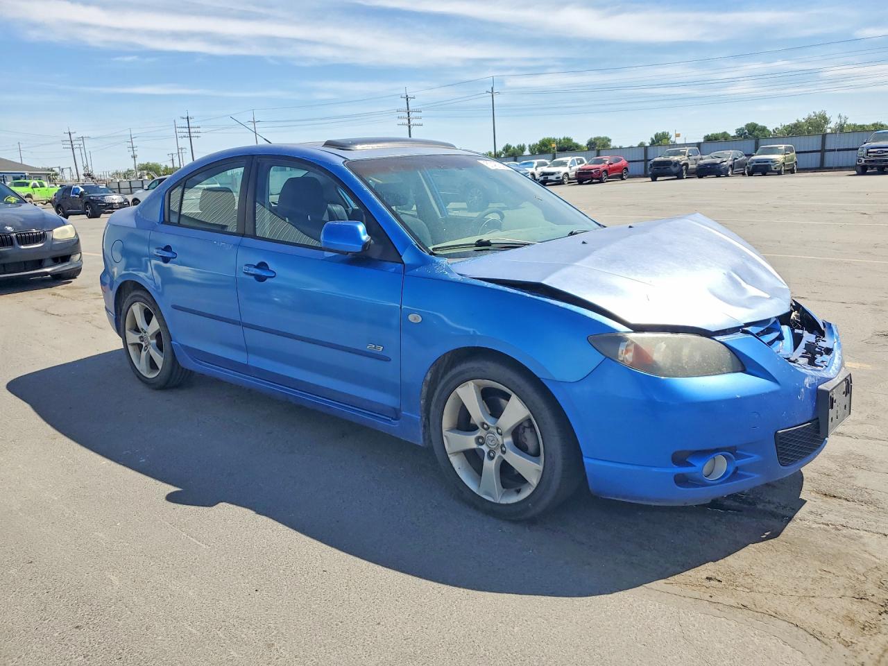 2006 Mazda 3 S Blue vin: JM1BK323561456316