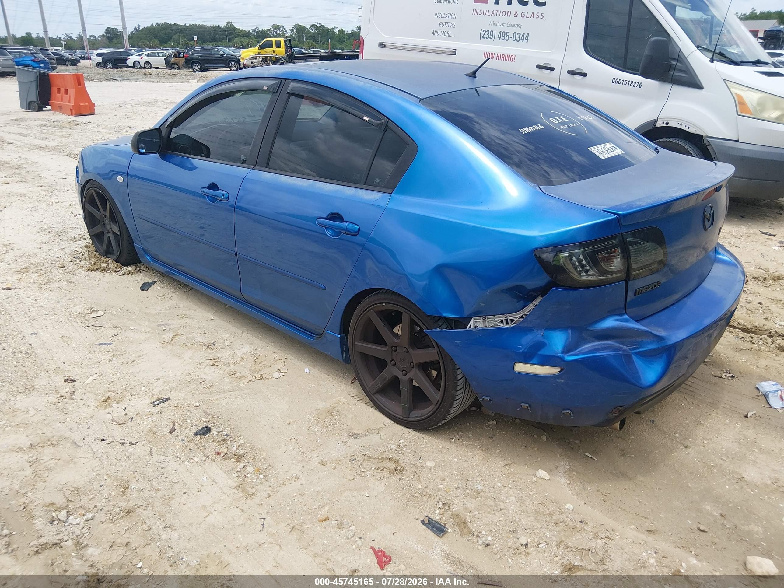 2006 Mazda Mazda3 S Touring Синий vin: JM1BK323561505840