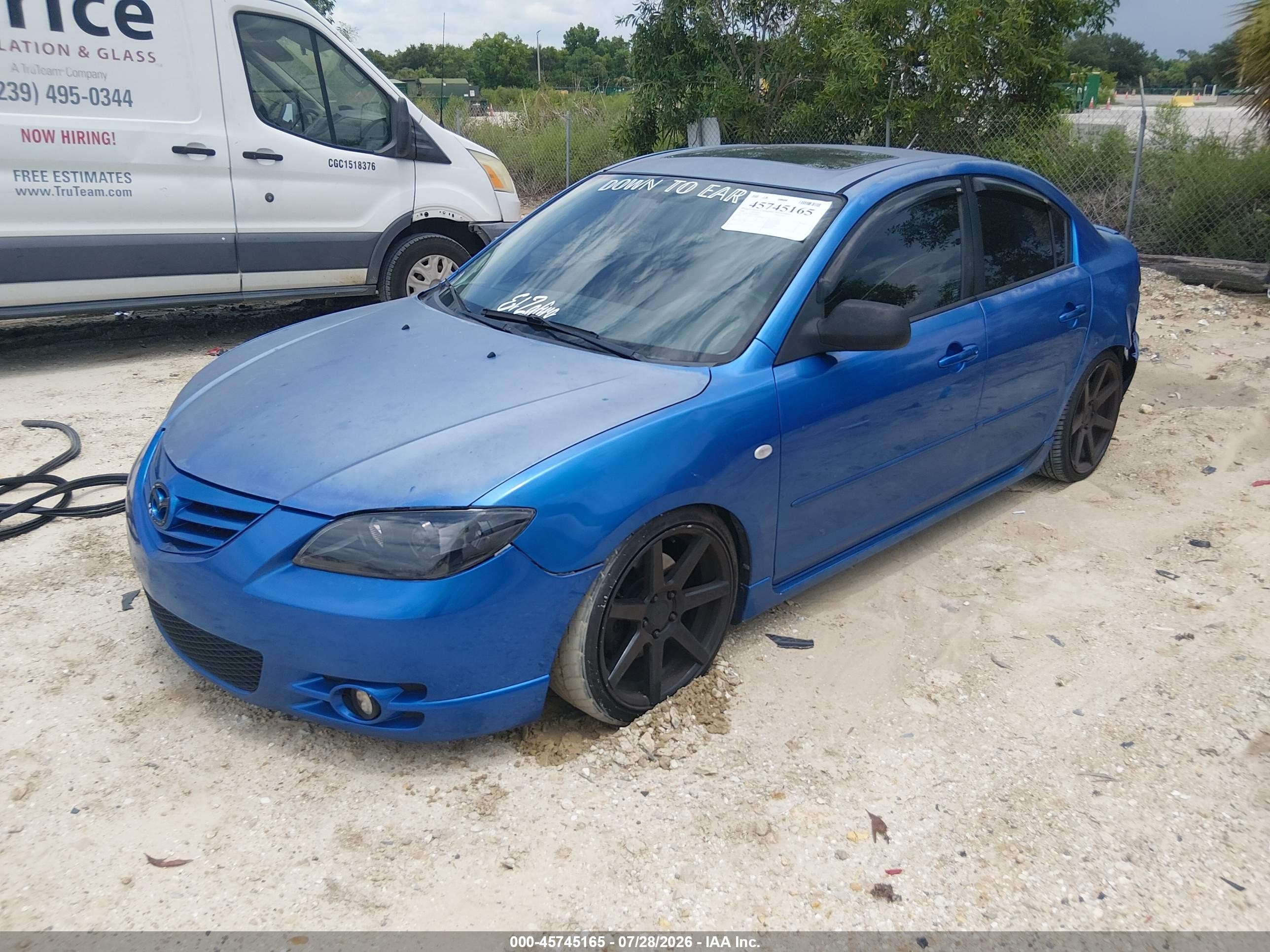 2006 Mazda Mazda3 S Touring Синий vin: JM1BK323561505840