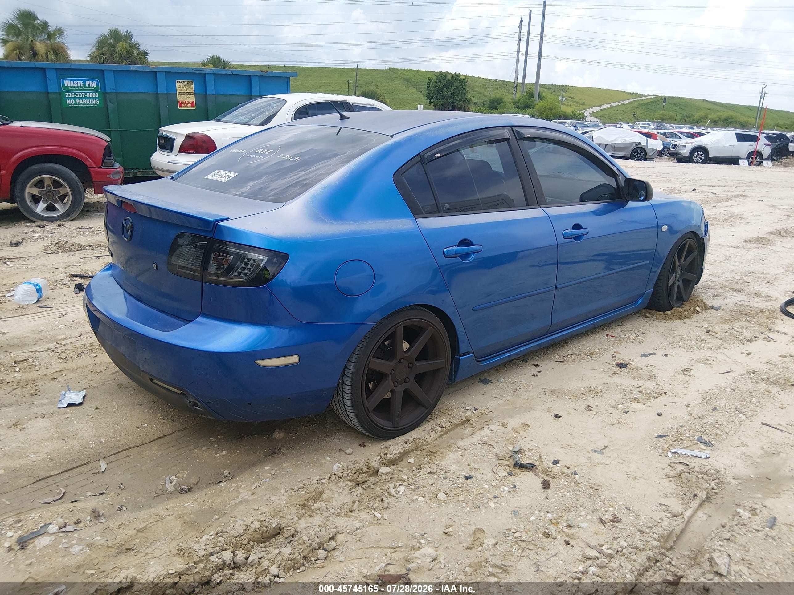 2006 Mazda Mazda3 S Touring Синий vin: JM1BK323561505840