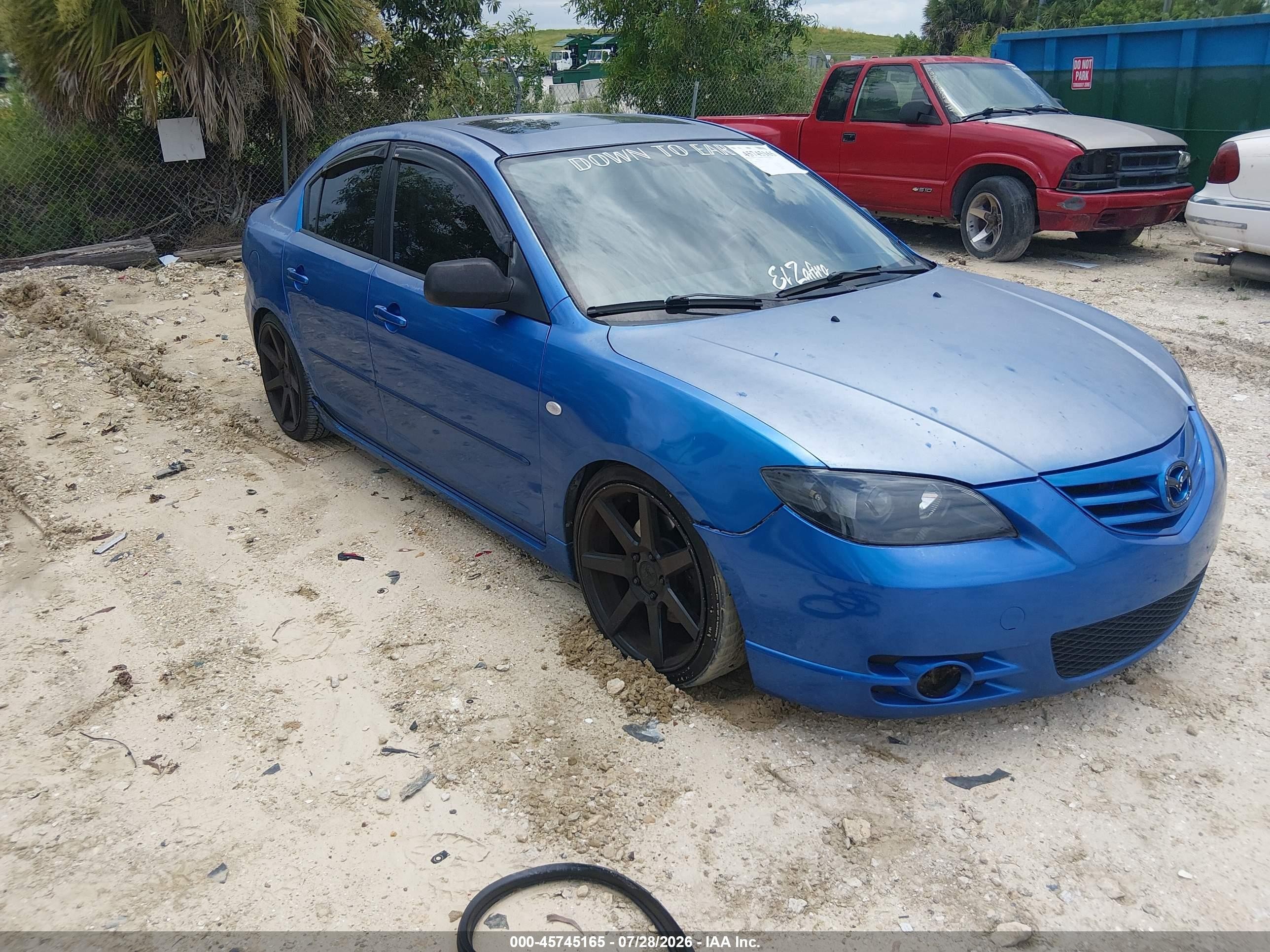 2006 Mazda Mazda3 S Touring Синий vin: JM1BK323561505840