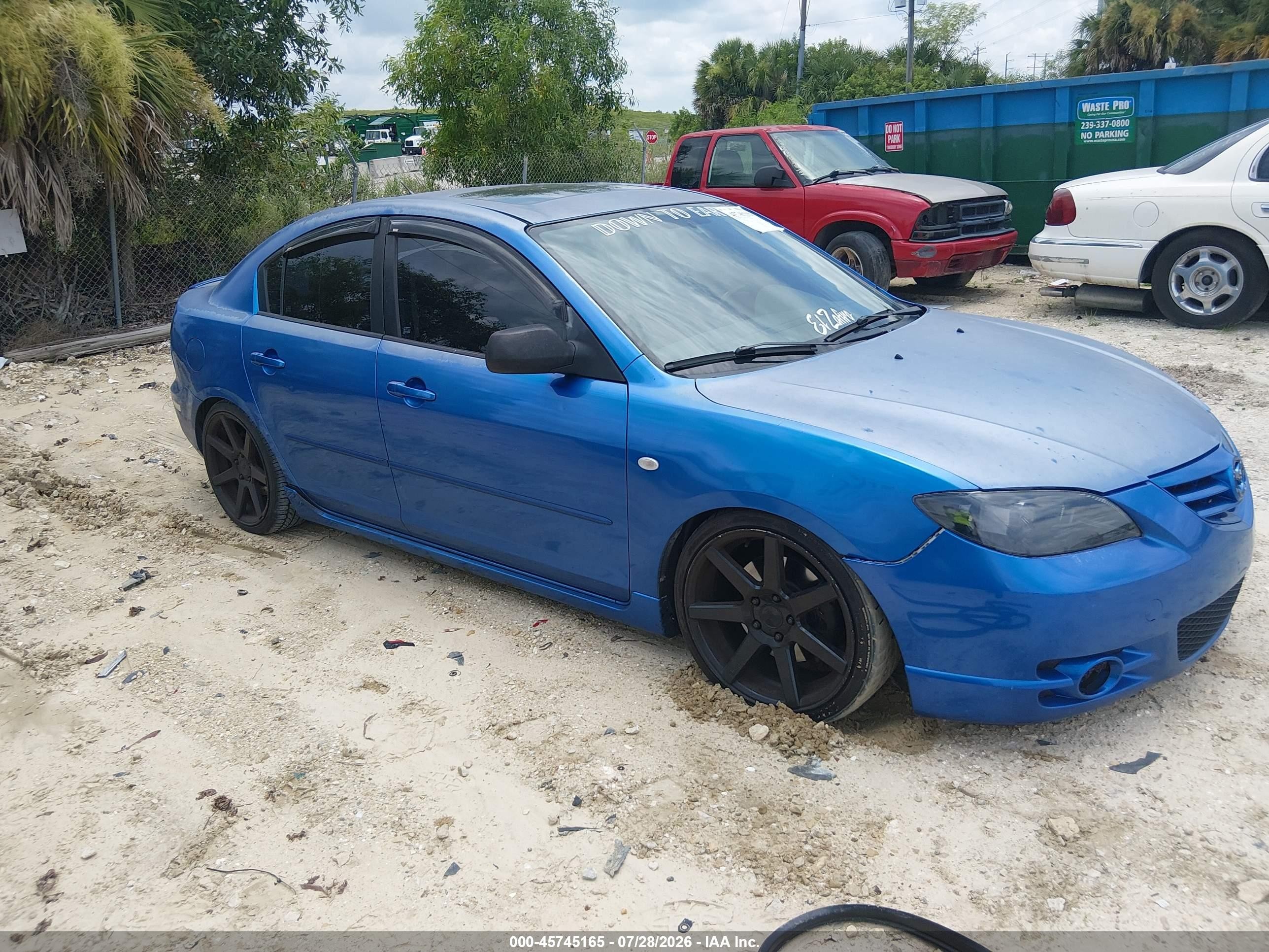 2006 Mazda Mazda3 S Touring Синий vin: JM1BK323561505840