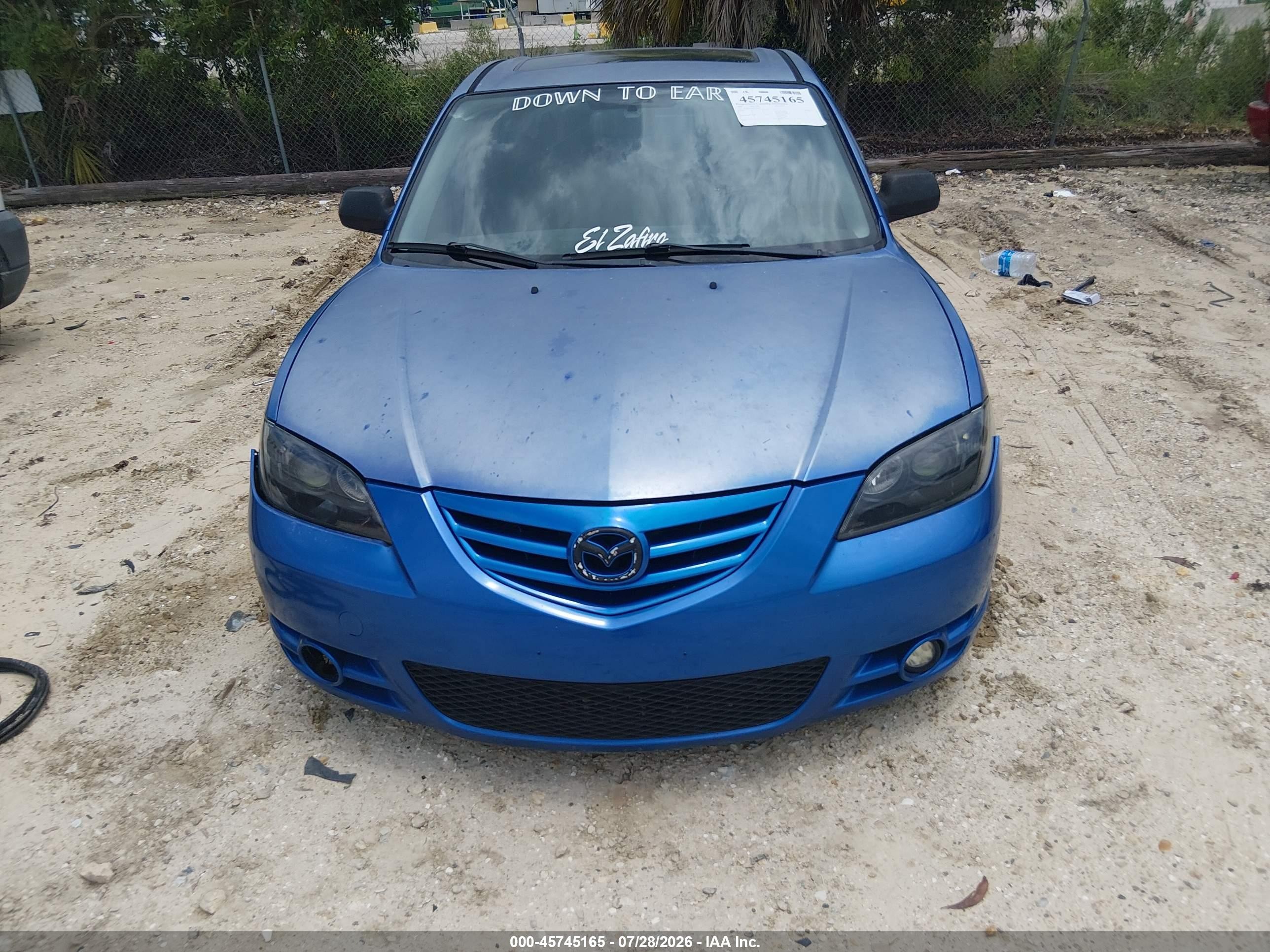 2006 Mazda Mazda3 S Touring Синий vin: JM1BK323561505840
