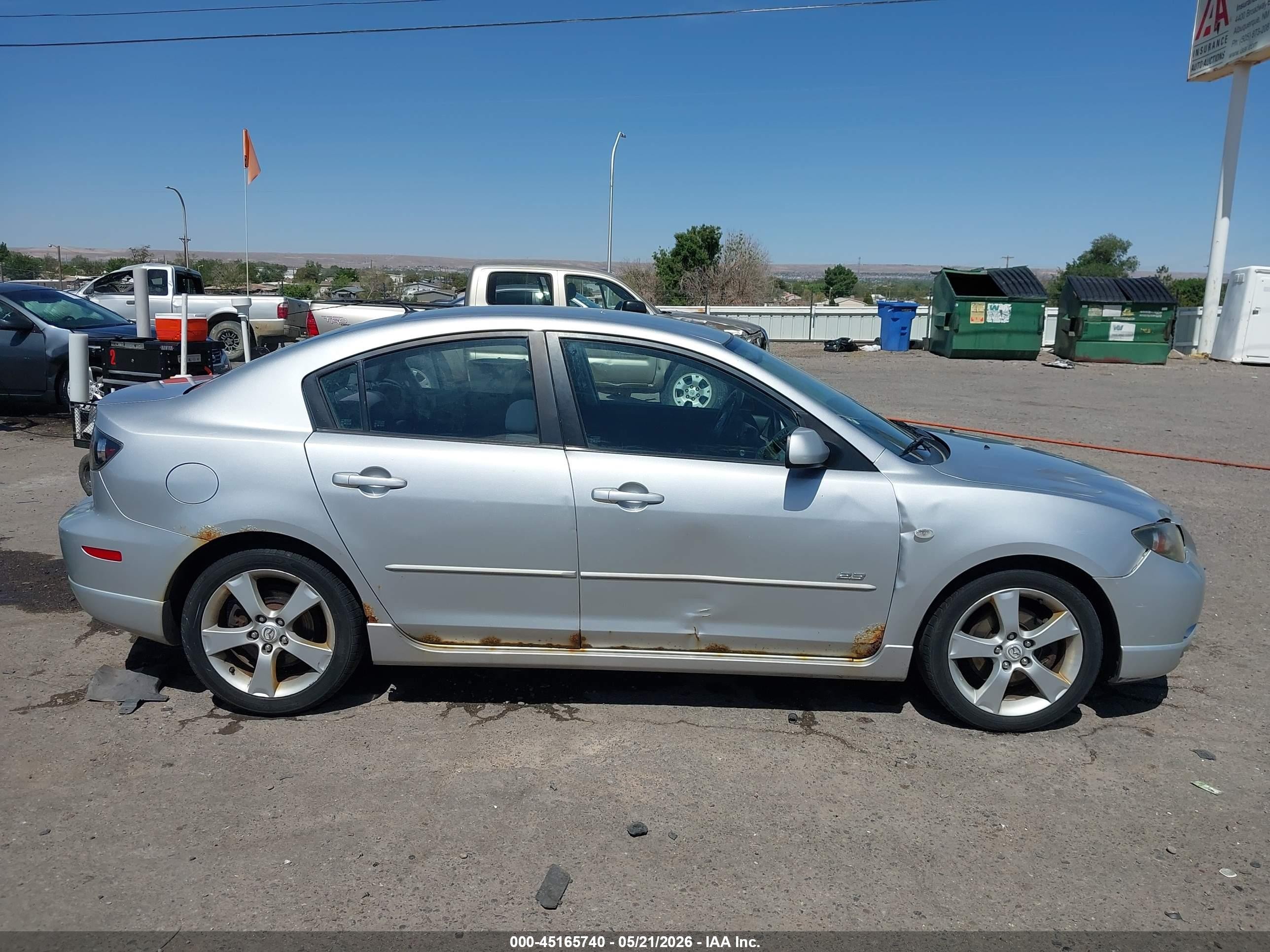2006 Mazda Mazda3 S Touring Silver vin: JM1BK323561538997