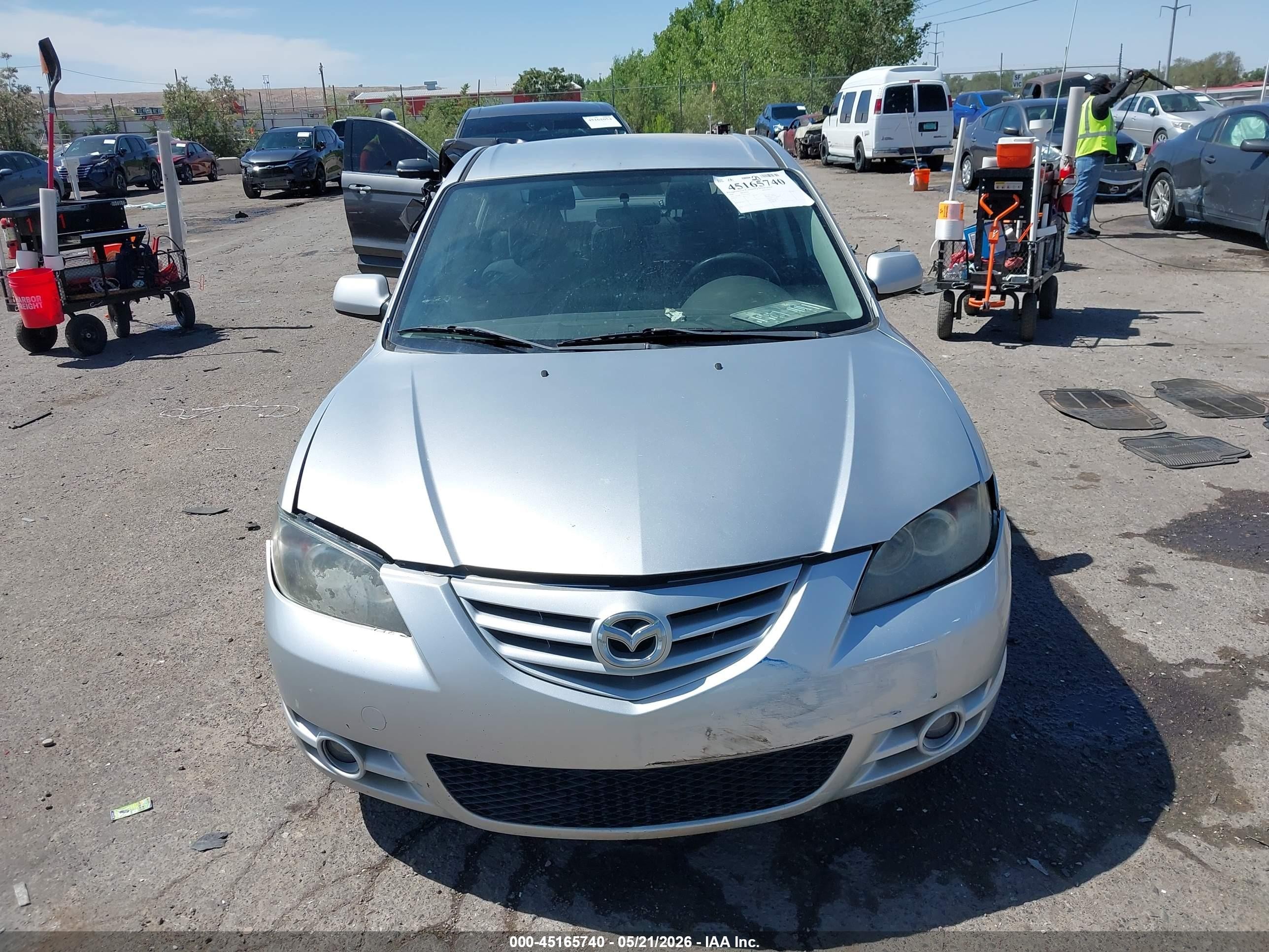 2006 Mazda Mazda3 S Touring Silver vin: JM1BK323561538997