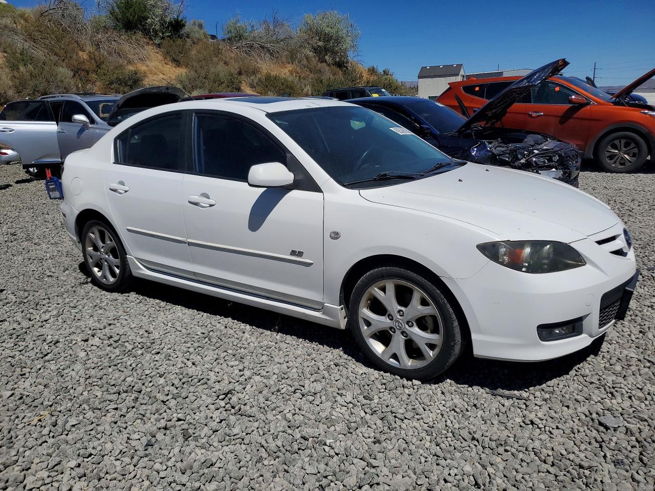2007 Mazda 3 S White vin: JM1BK323571629382