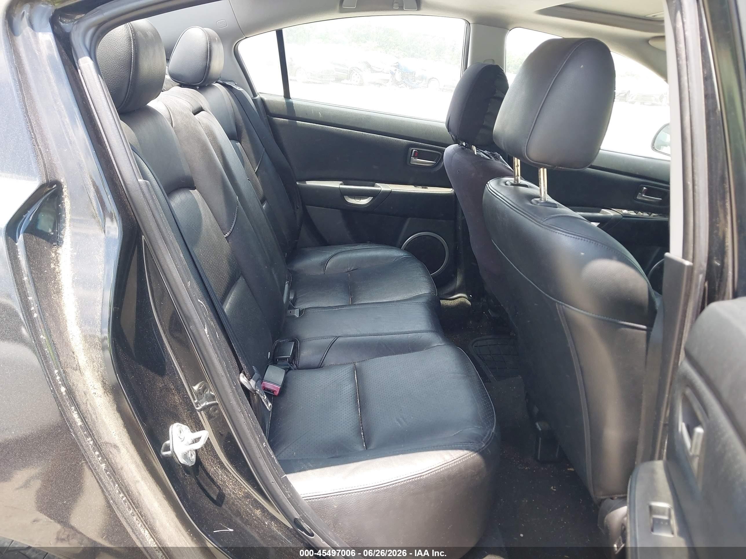 2008 Mazda Mazda3 S Touring Black vin: JM1BK323581782670