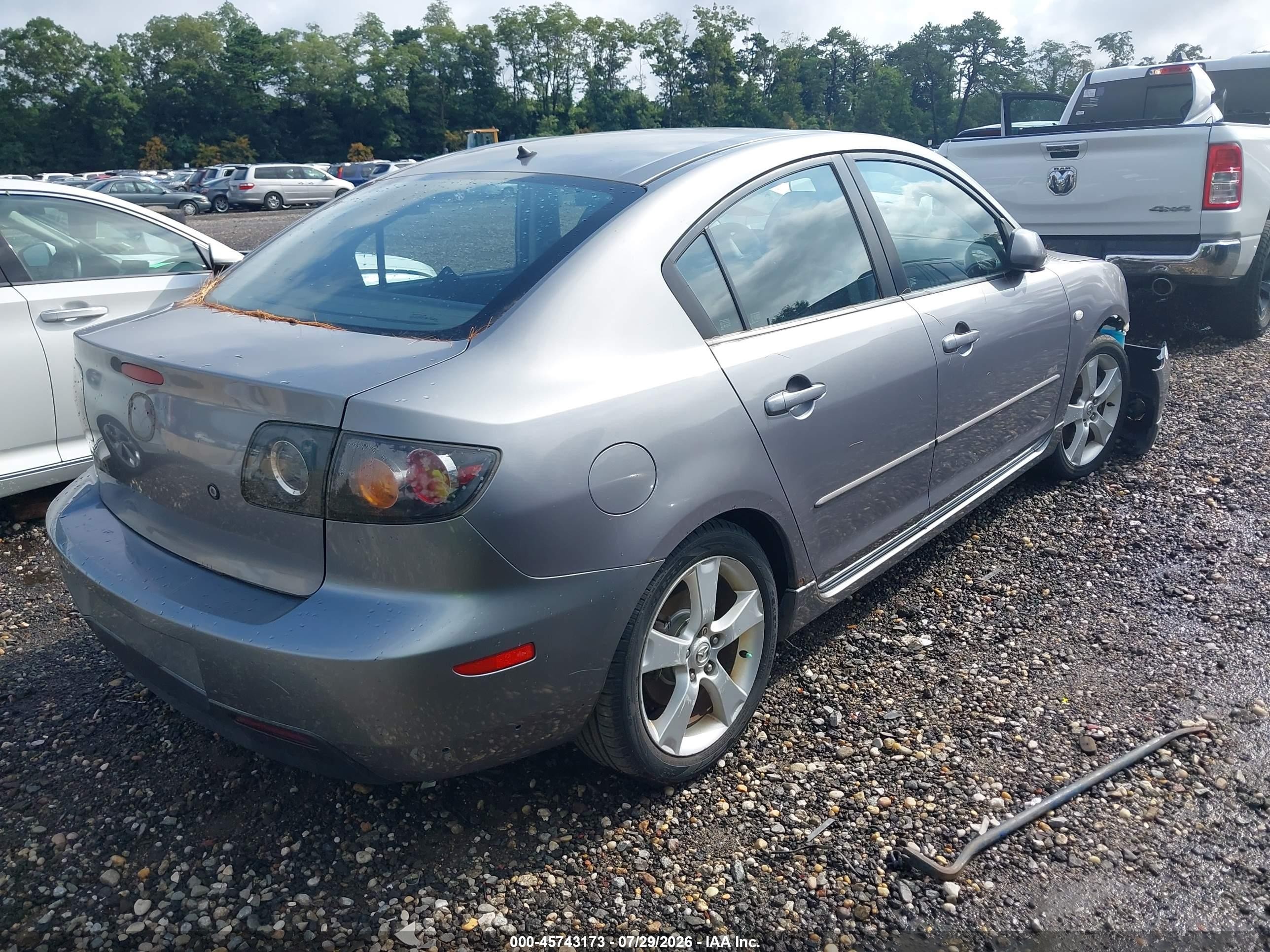 2005 Mazda Mazda3 S Gray vin: JM1BK323651312966