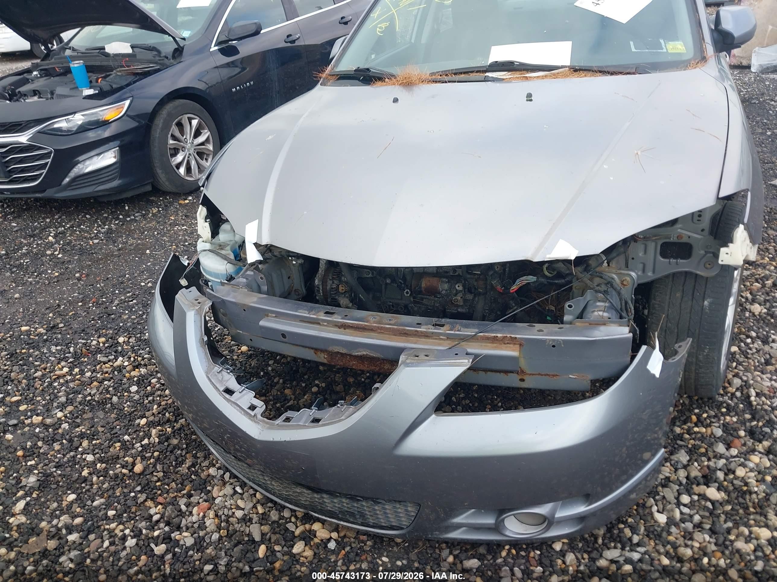 2005 Mazda Mazda3 S Gray vin: JM1BK323651312966