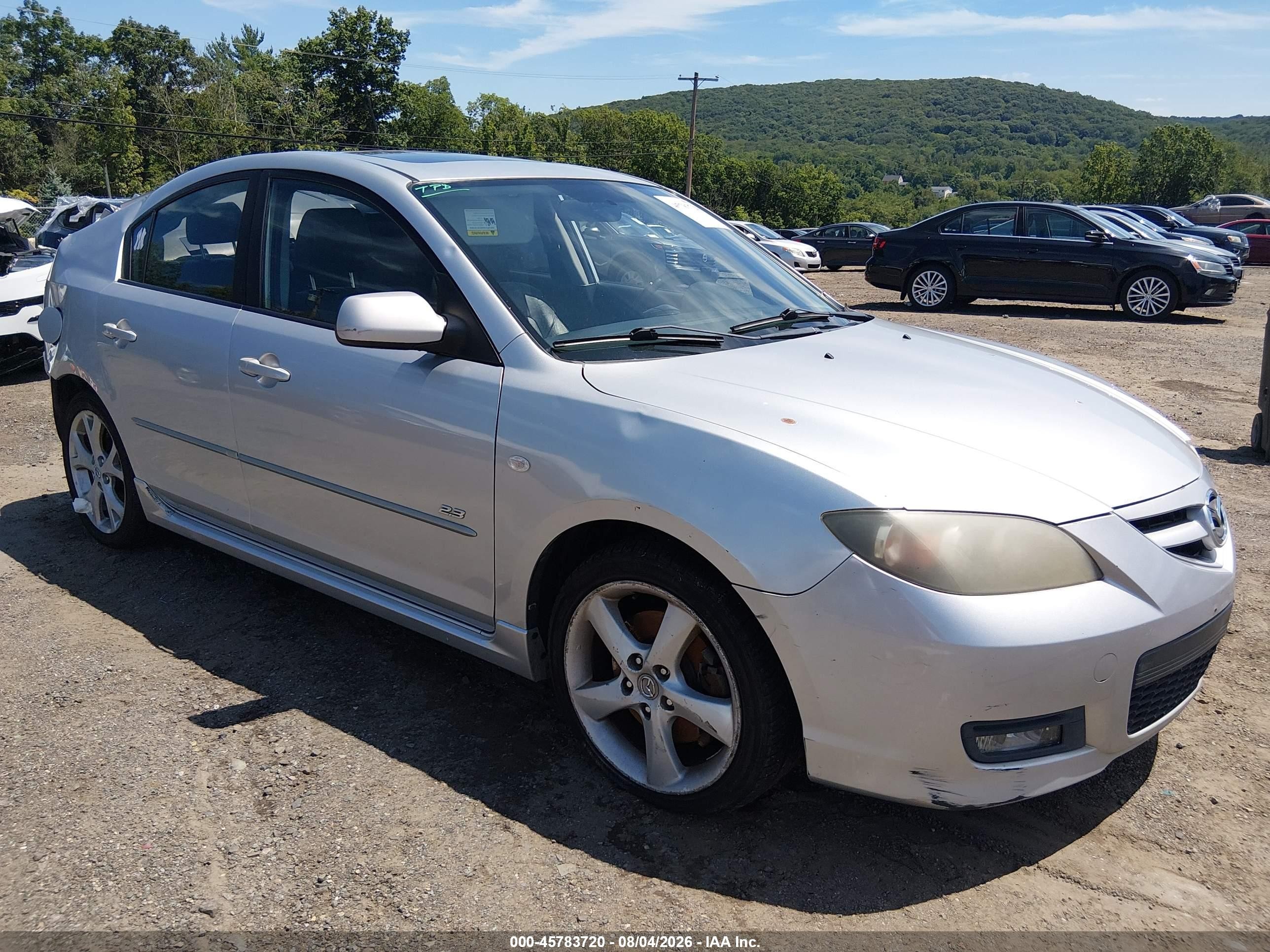 2007 Mazda Mazda3 S Touring Silver vin: JM1BK323671626085