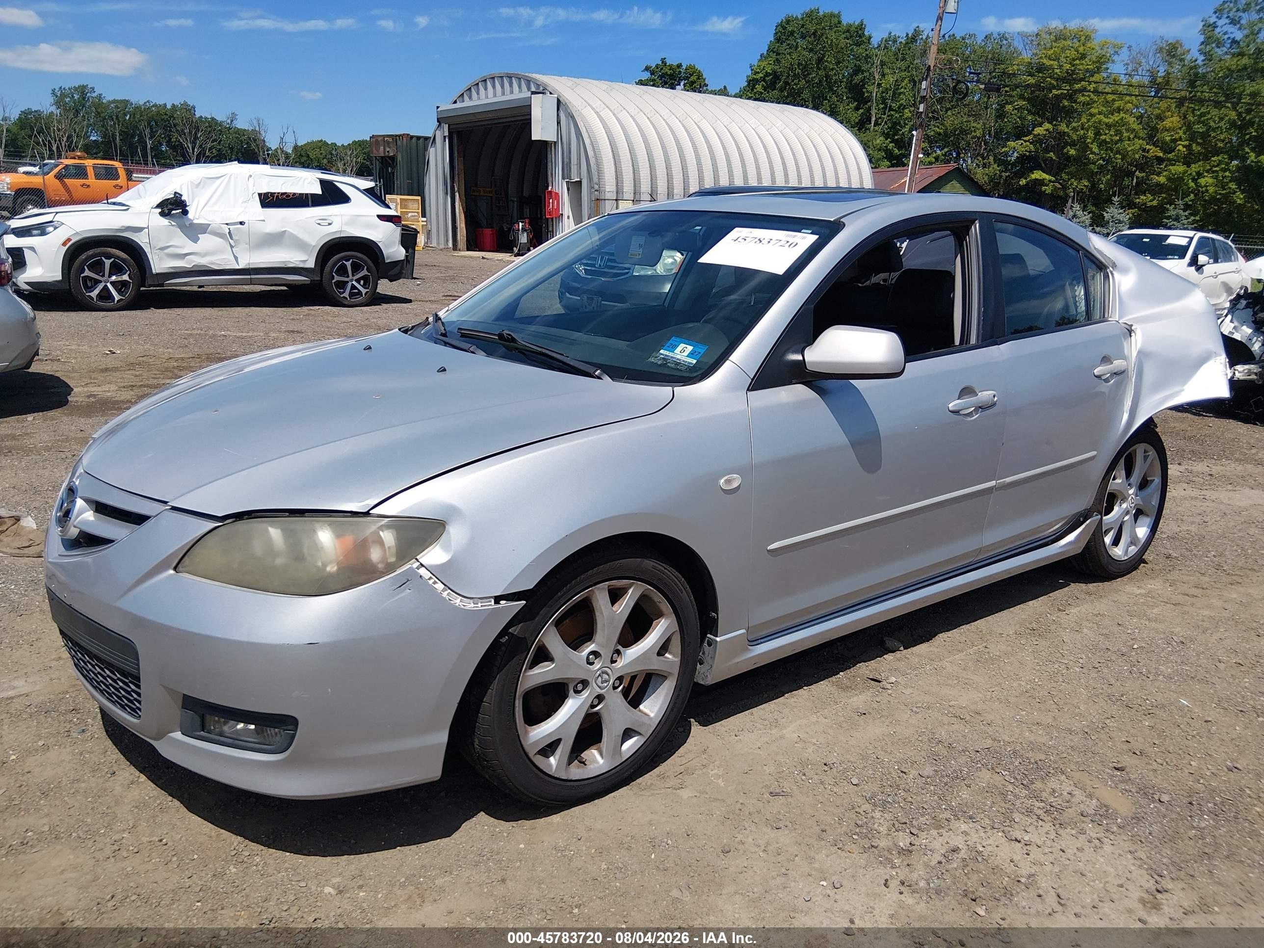 2007 Mazda Mazda3 S Touring Серебряный vin: JM1BK323671626085