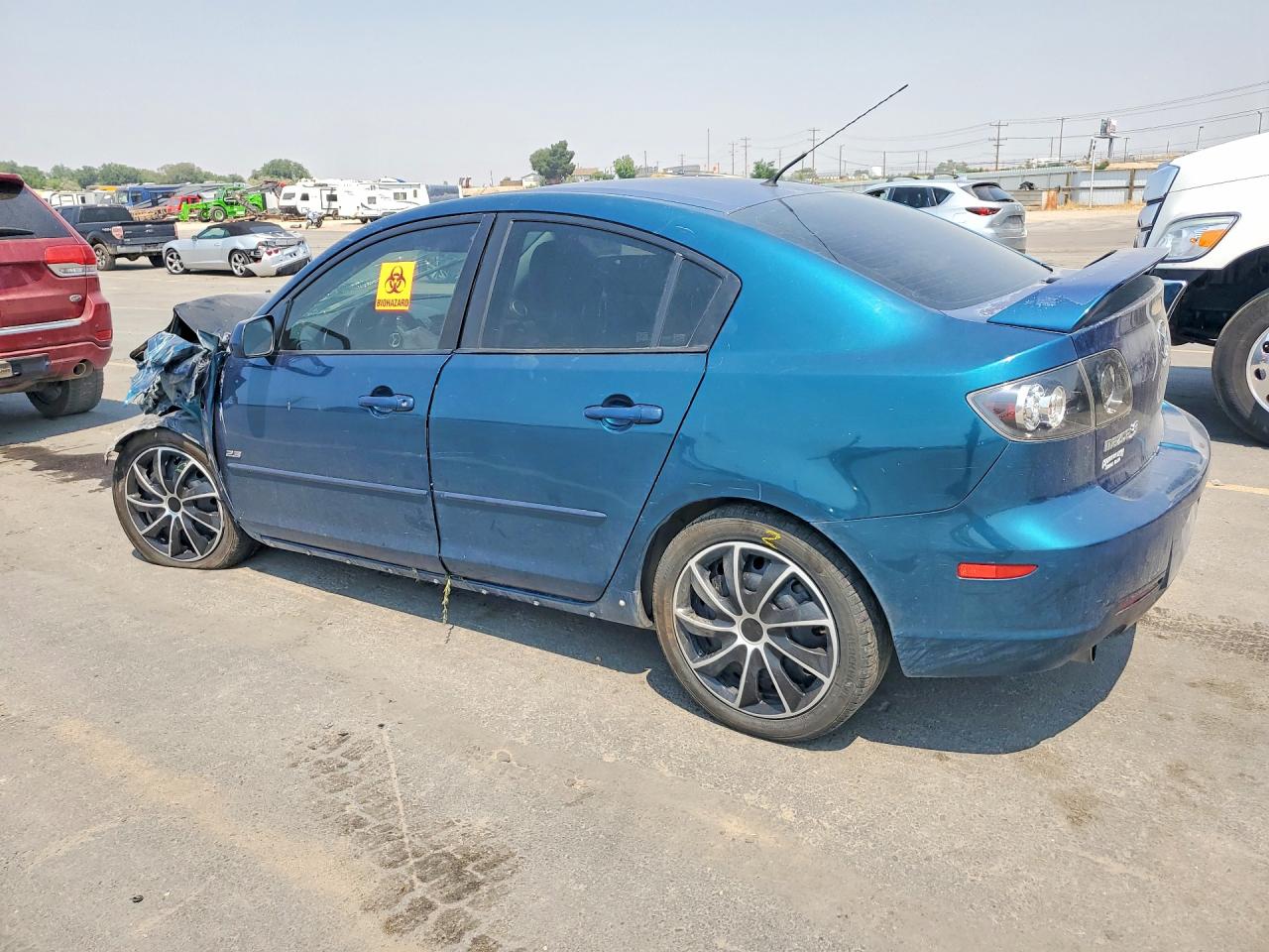 2007 Mazda 3 S Blue vin: JM1BK323671686335