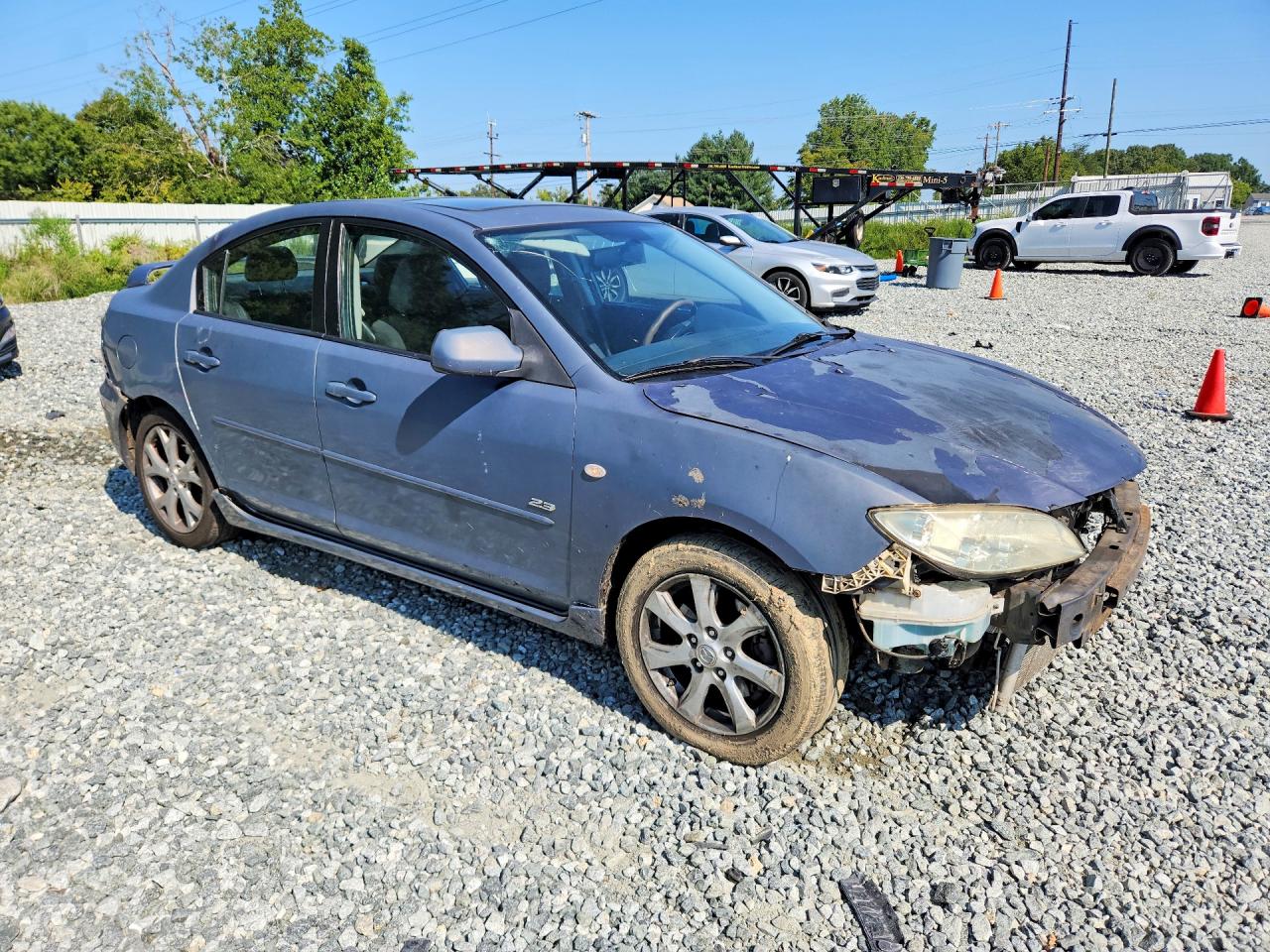 2007 Mazda 3 S Silver vin: JM1BK323671696332