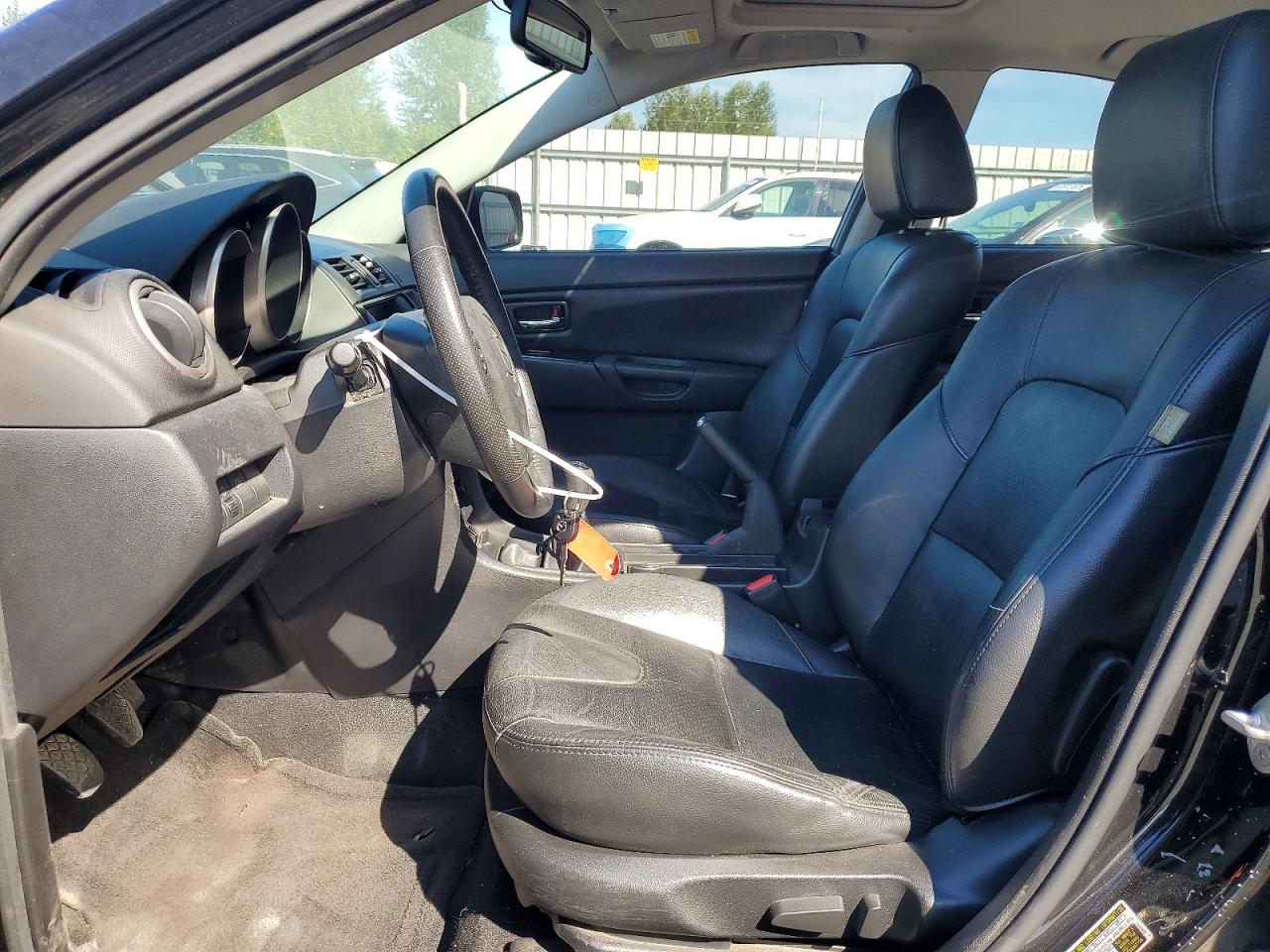2008 Mazda 3 S Black vin: JM1BK323681107619