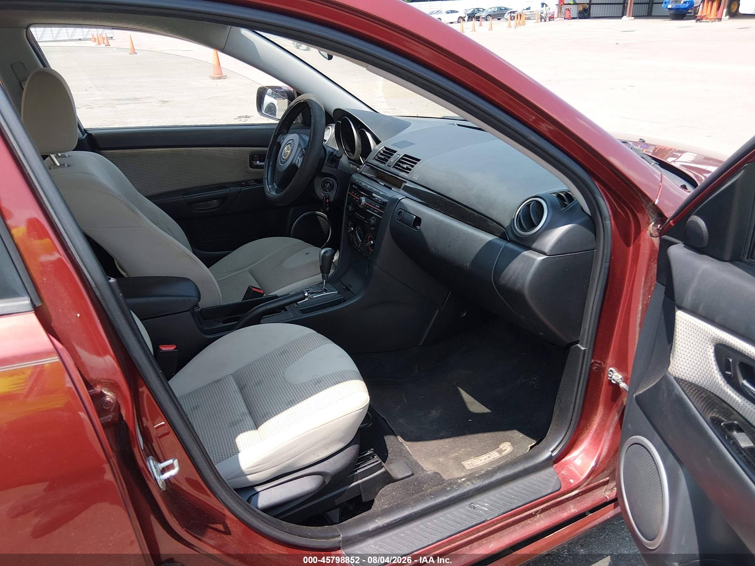 2008 Mazda Mazda3 S Sport Красный vin: JM1BK323681155900