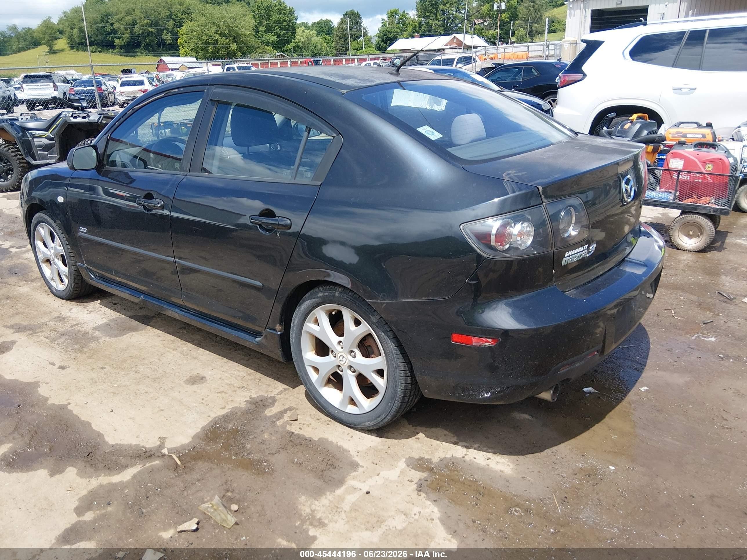 2008 Mazda Mazda3 S Touring Черный vin: JM1BK323681802604