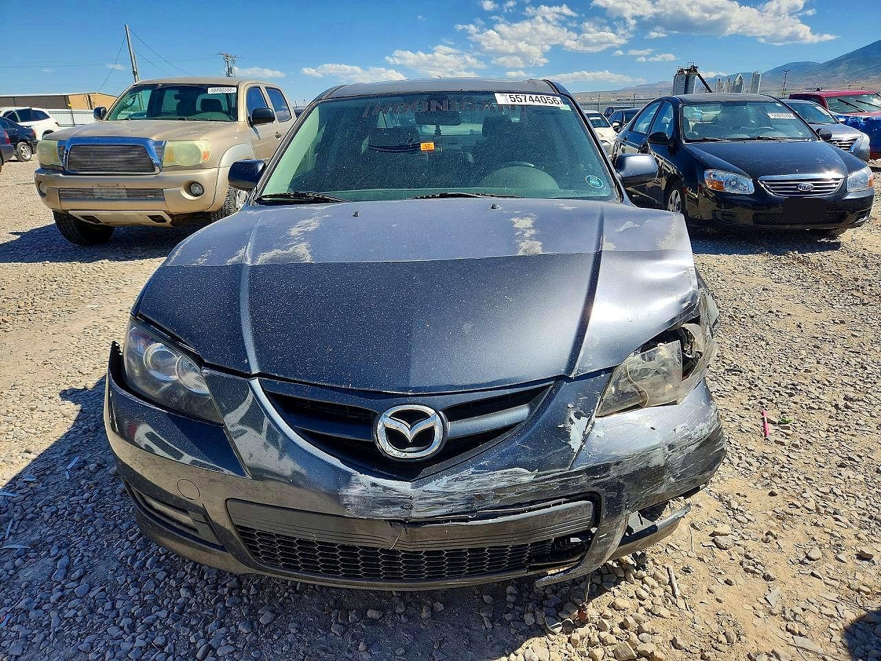 2009 Mazda 3 S Серый vin: JM1BK323691222710