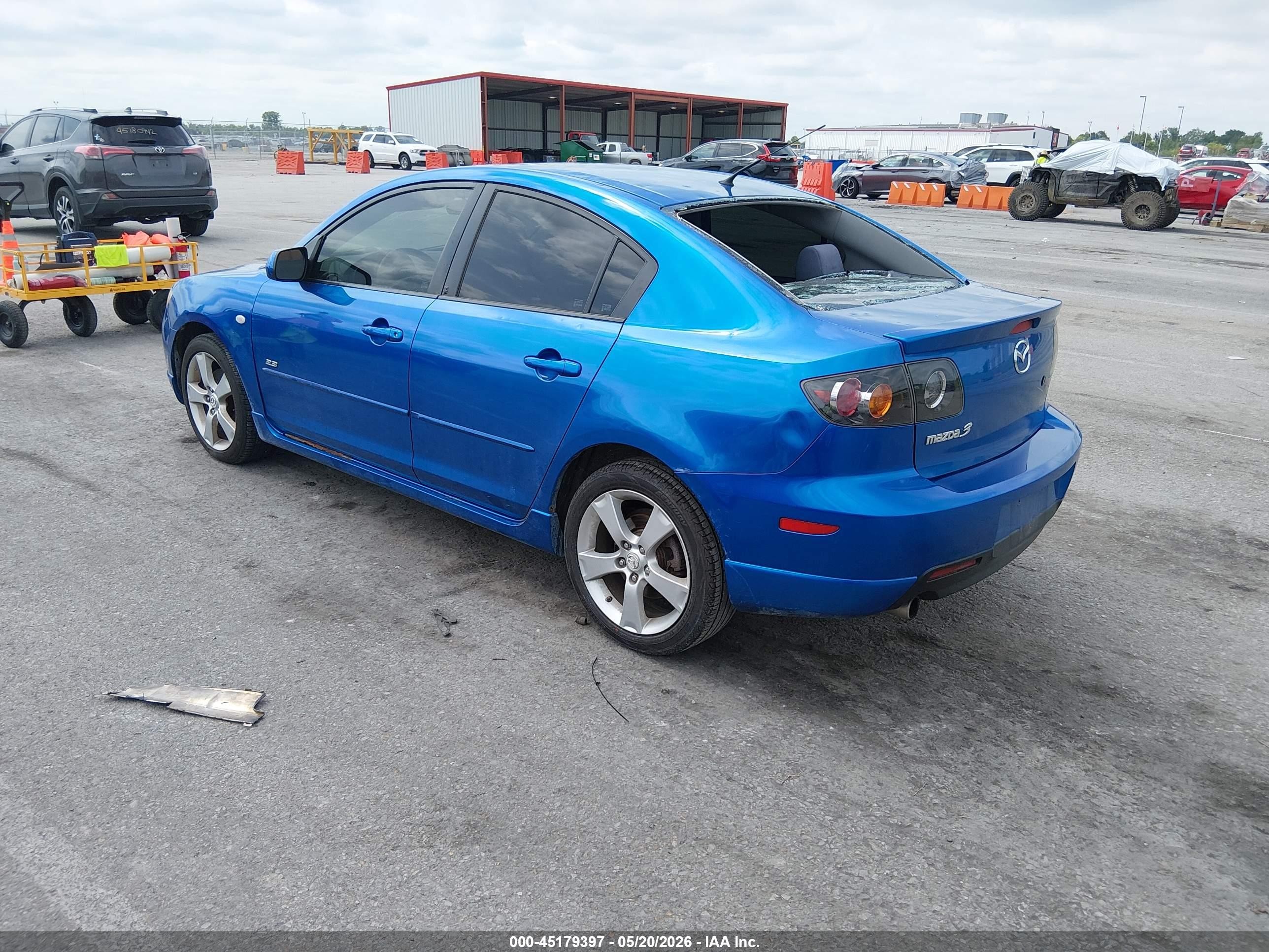 2005 Mazda Mazda3 S Blue vin: JM1BK323751283509
