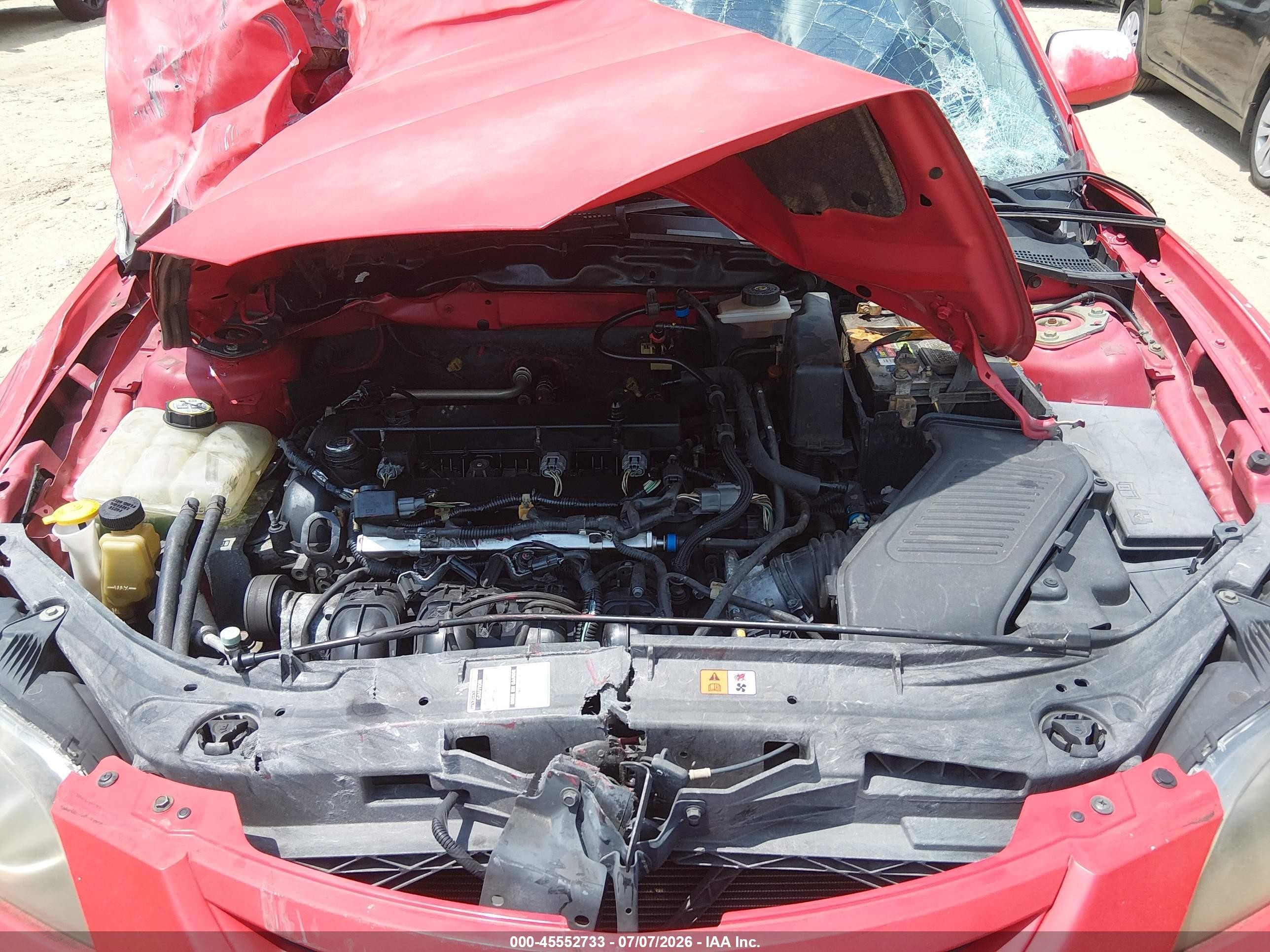 2007 Mazda Mazda3 S Touring Red vin: JM1BK323771654297