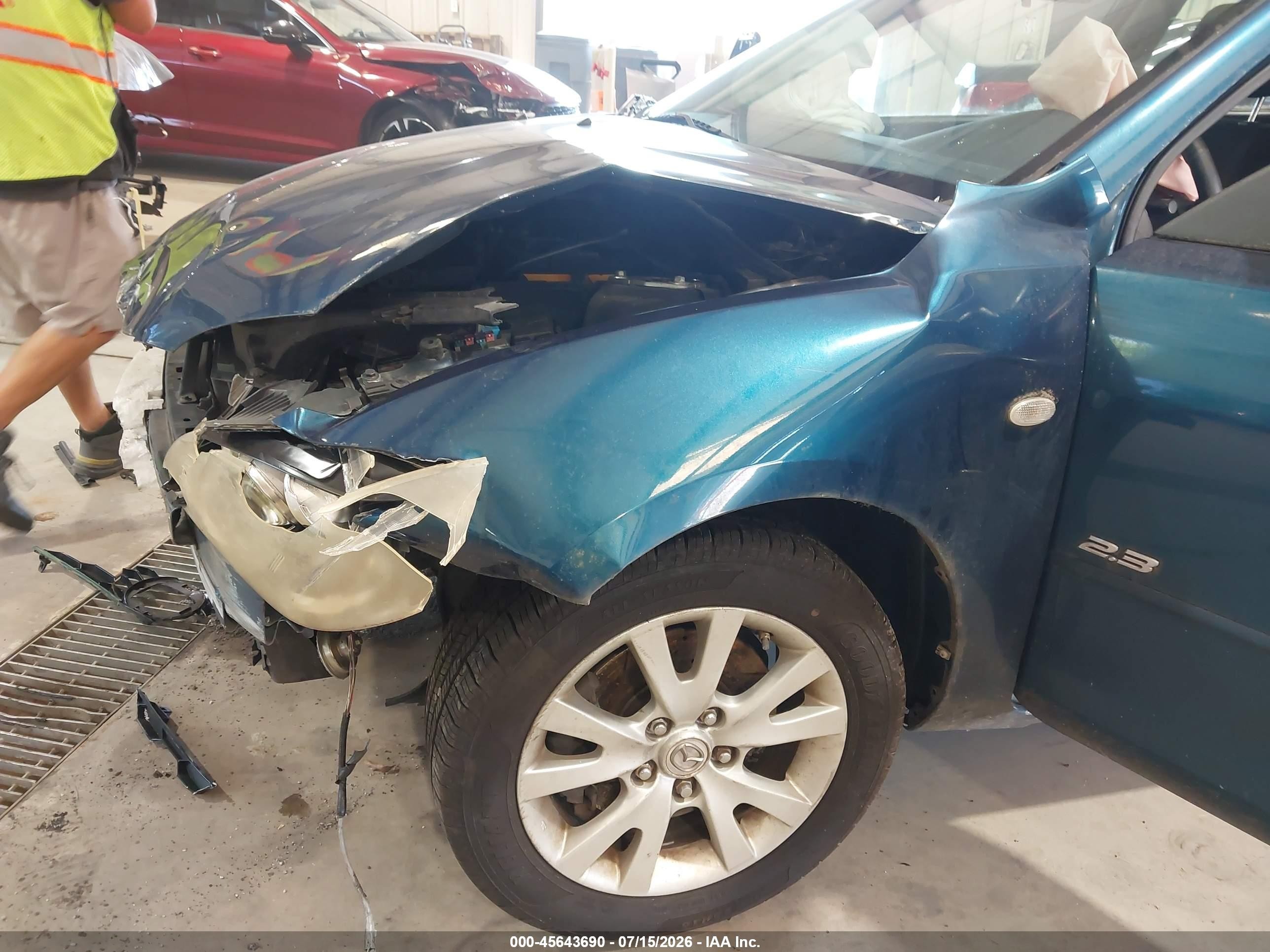 2007 Mazda Mazda3 S Sport Blue vin: JM1BK323771710593