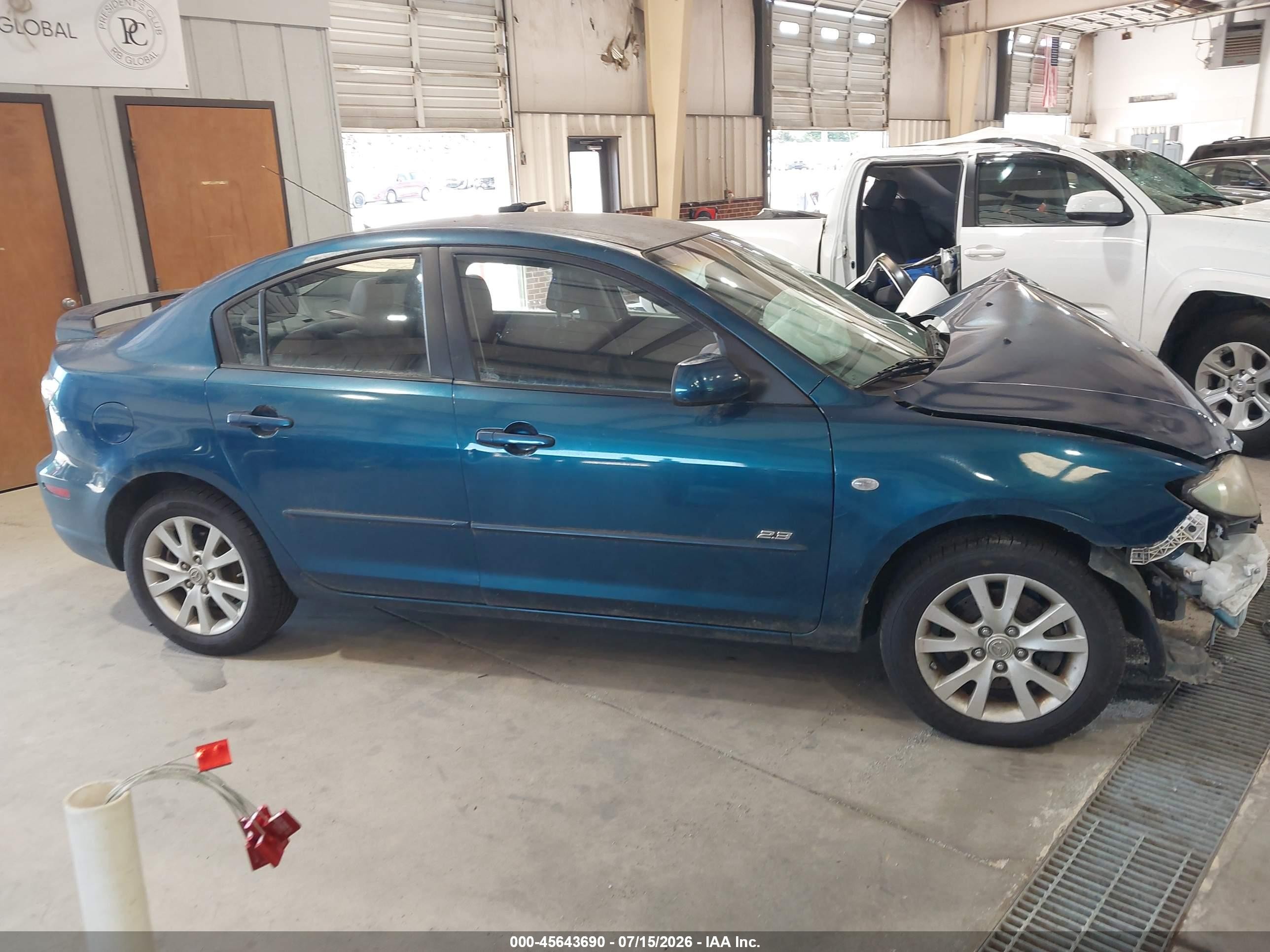 2007 Mazda Mazda3 S Sport Blue vin: JM1BK323771710593