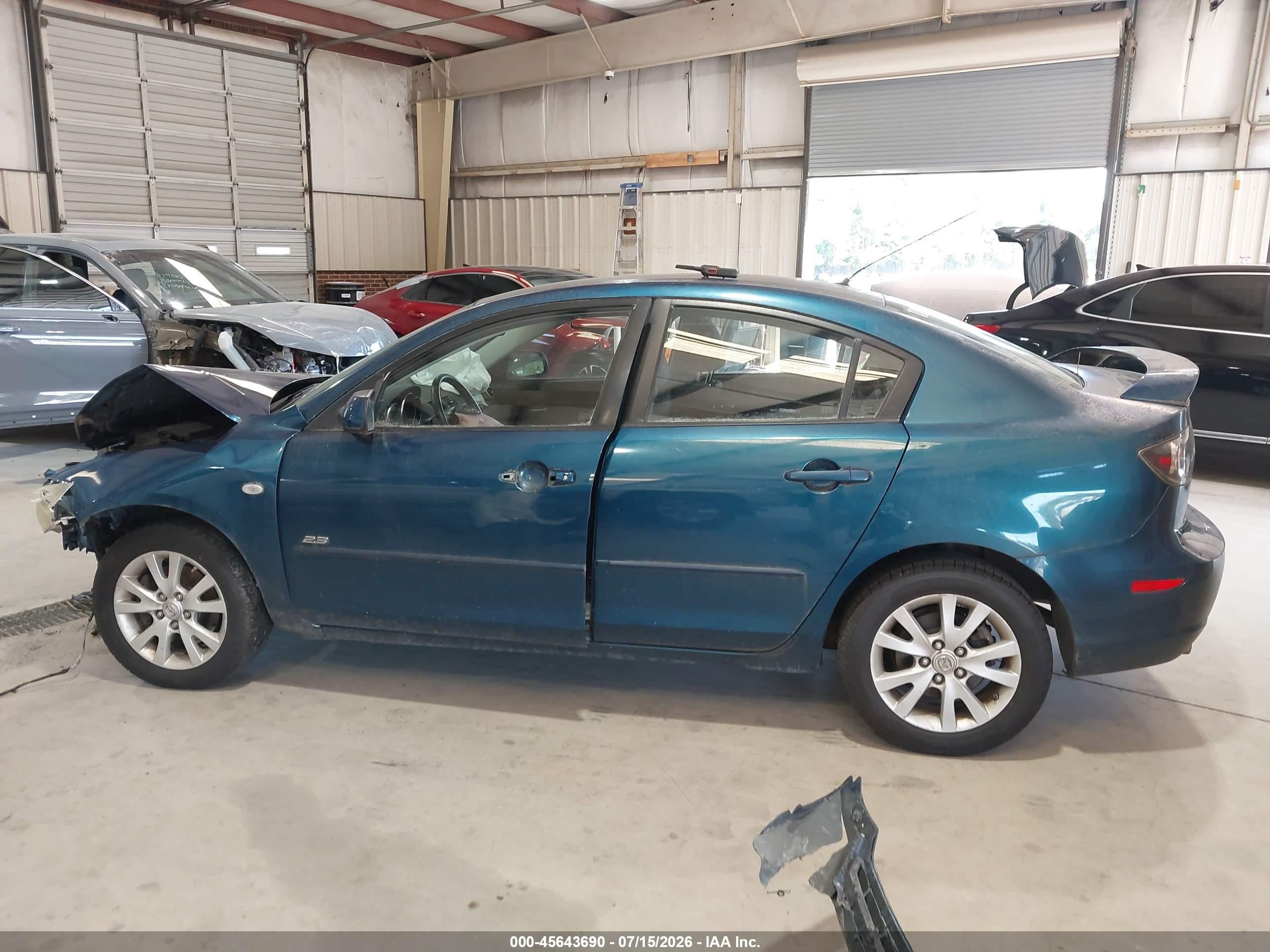 2007 Mazda Mazda3 S Sport Blue vin: JM1BK323771710593