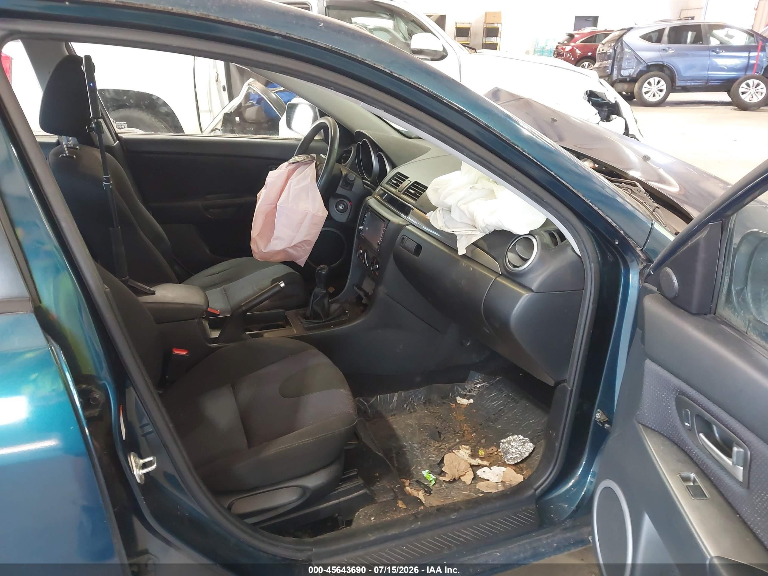 2007 Mazda Mazda3 S Sport Blue vin: JM1BK323771710593