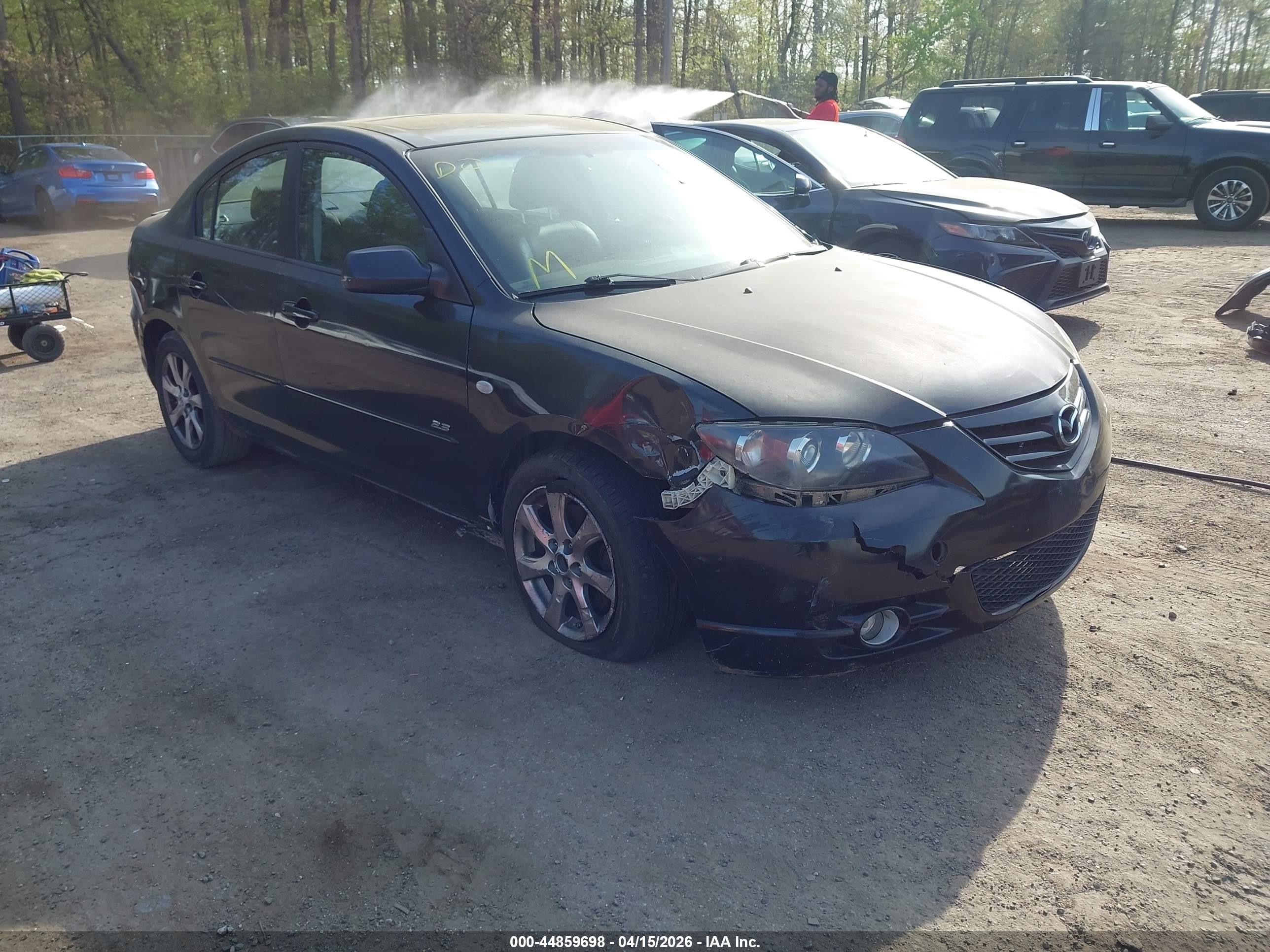 2004 Mazda Mazda3 S Black vin: JM1BK323841215654