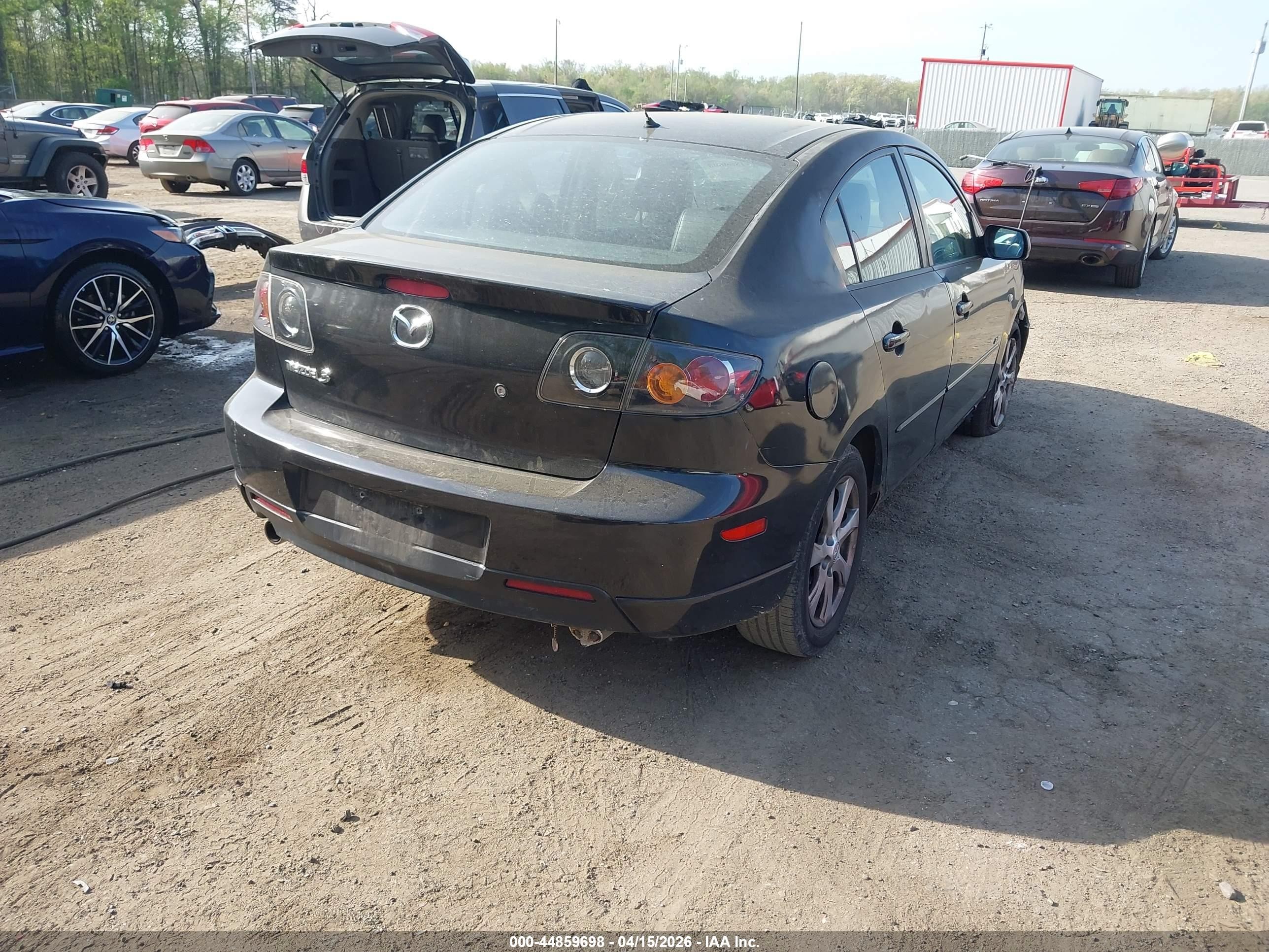 2004 Mazda Mazda3 S Black vin: JM1BK323841215654