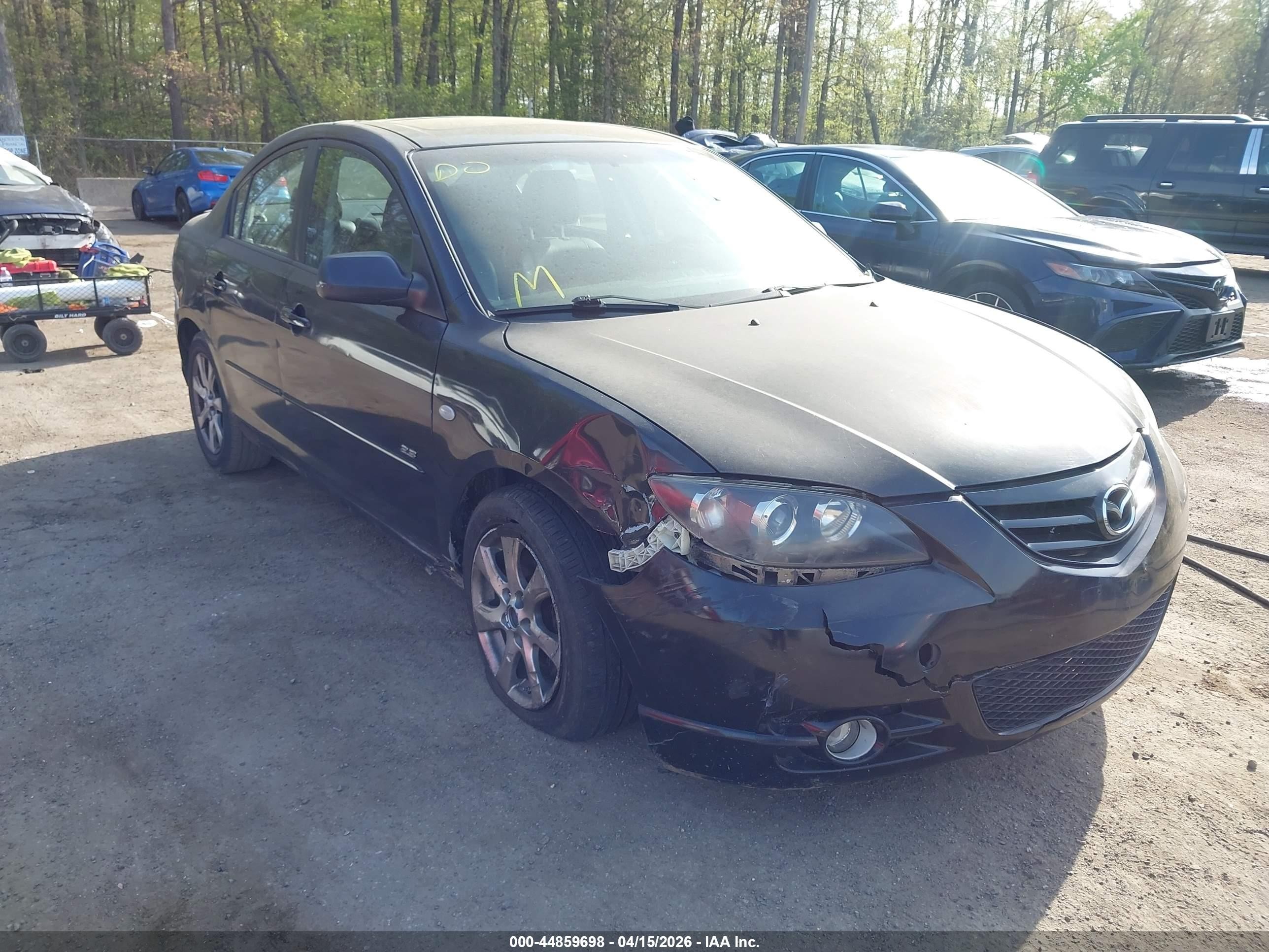 2004 Mazda Mazda3 S Black vin: JM1BK323841215654