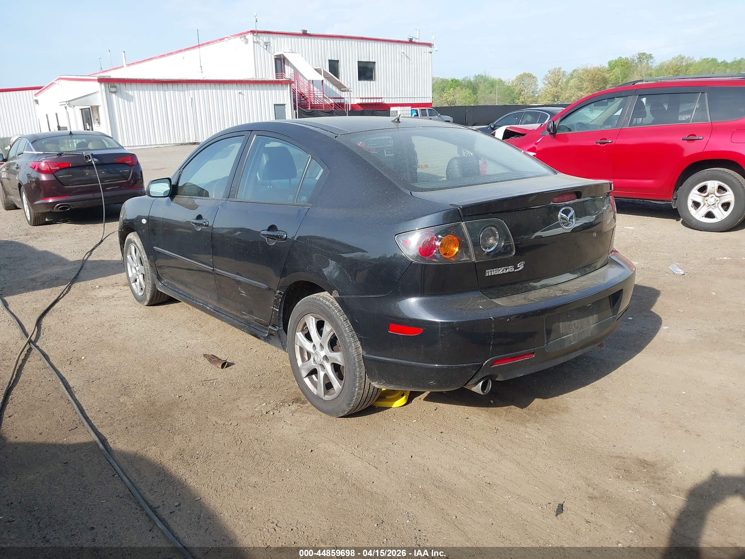 2004 Mazda Mazda3 S Black vin: JM1BK323841215654