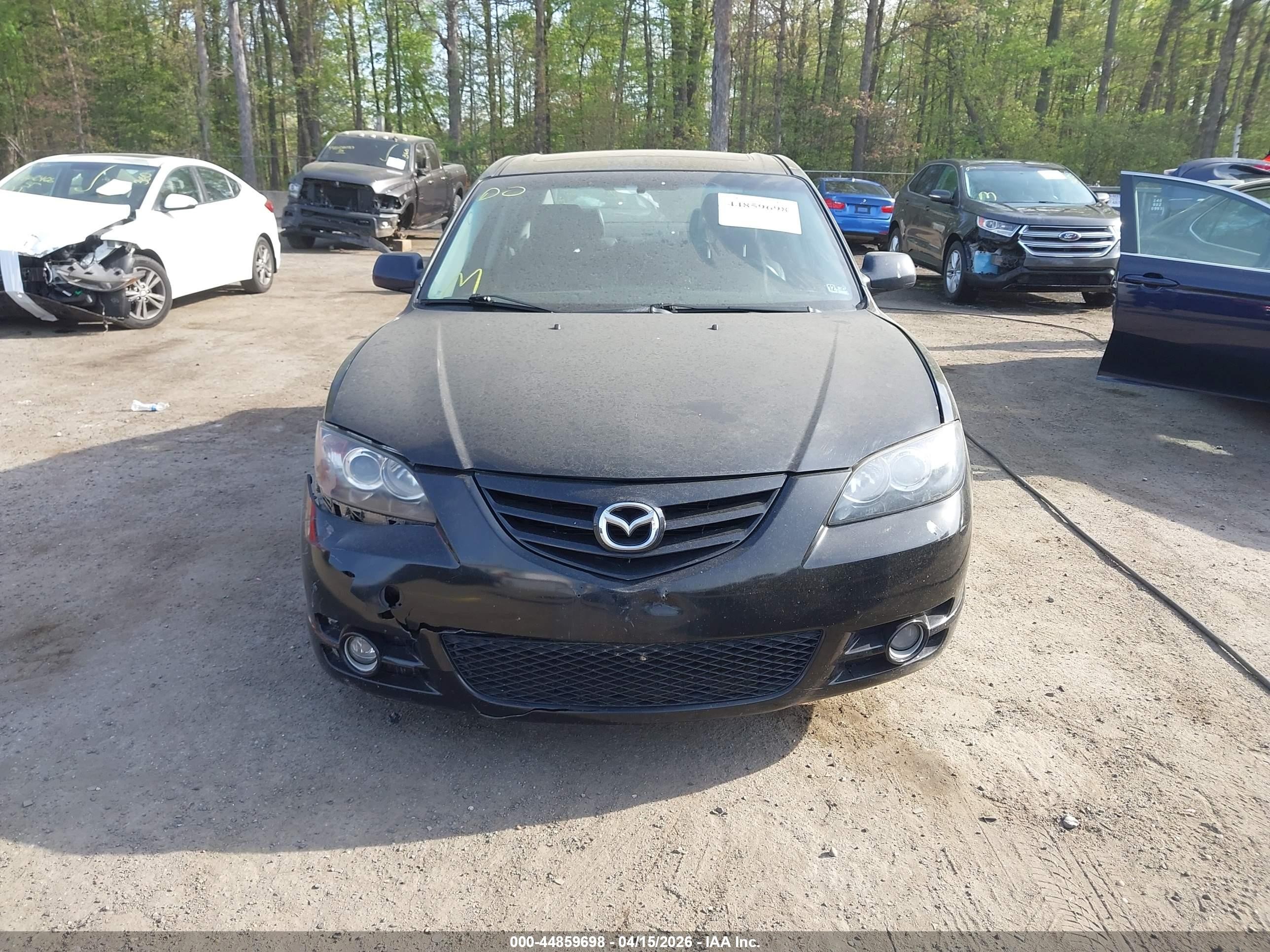 2004 Mazda Mazda3 S Black vin: JM1BK323841215654
