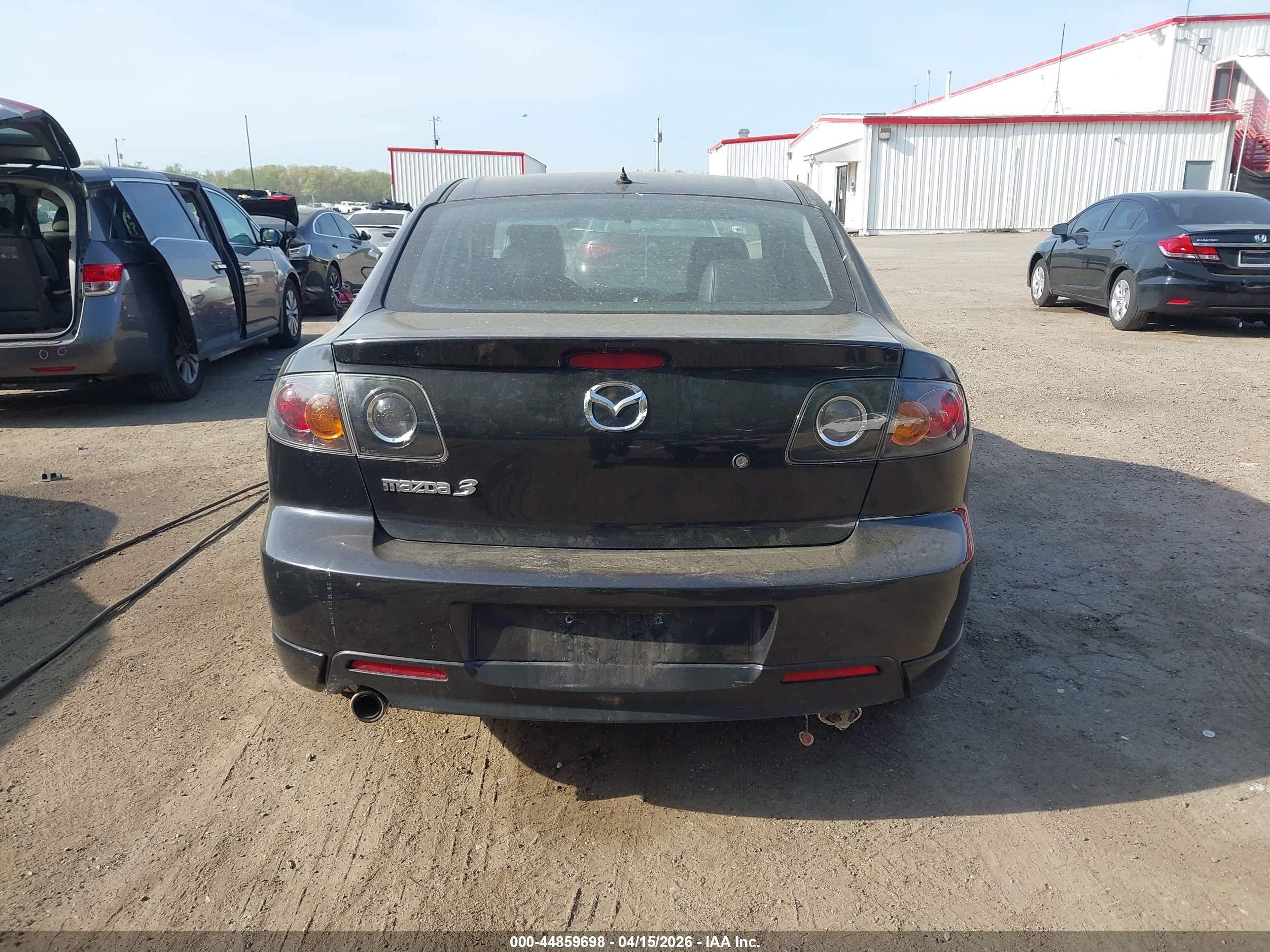 2004 Mazda Mazda3 S Black vin: JM1BK323841215654