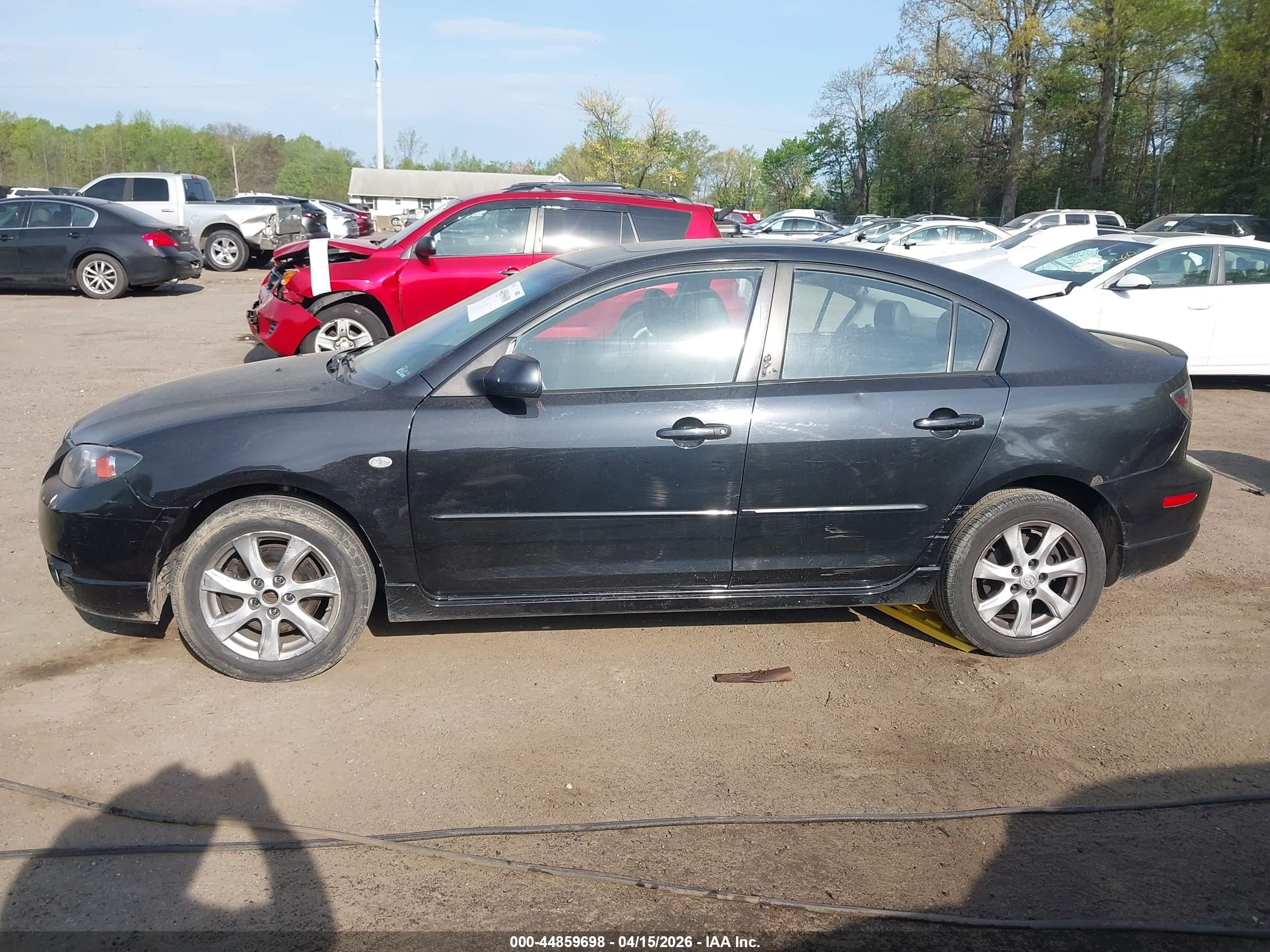2004 Mazda Mazda3 S Black vin: JM1BK323841215654