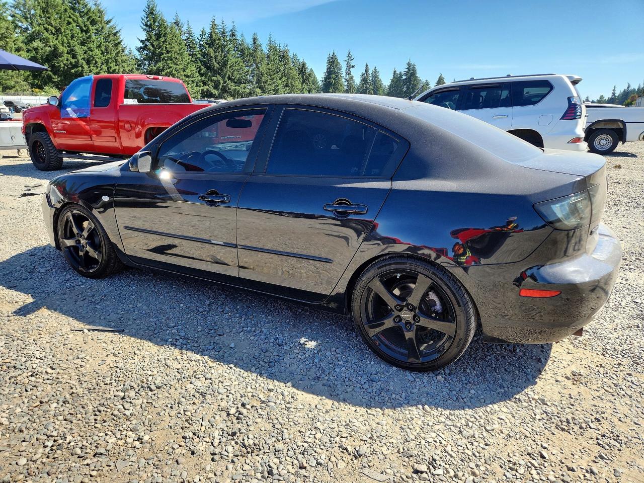 2007 Mazda 3 S Black vin: JM1BK323871660061