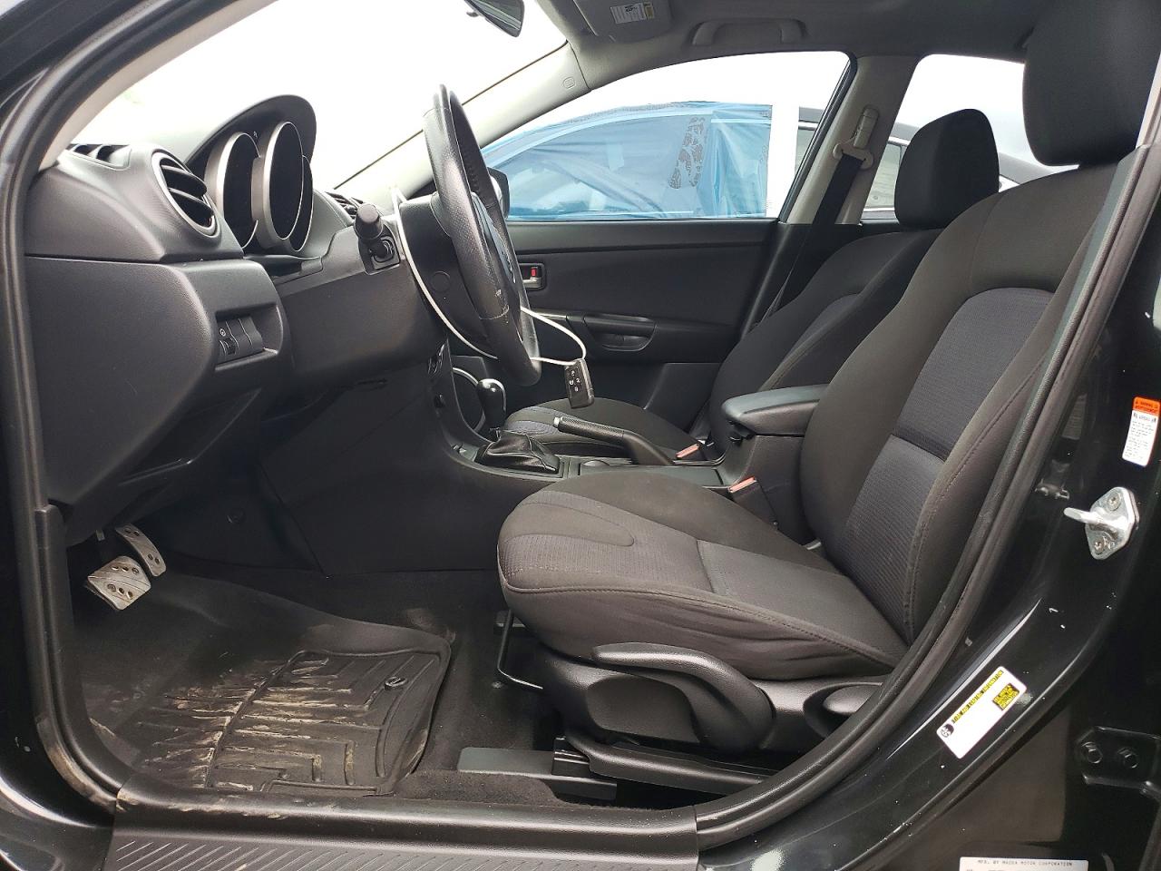 2007 Mazda 3 S Black vin: JM1BK323871660061