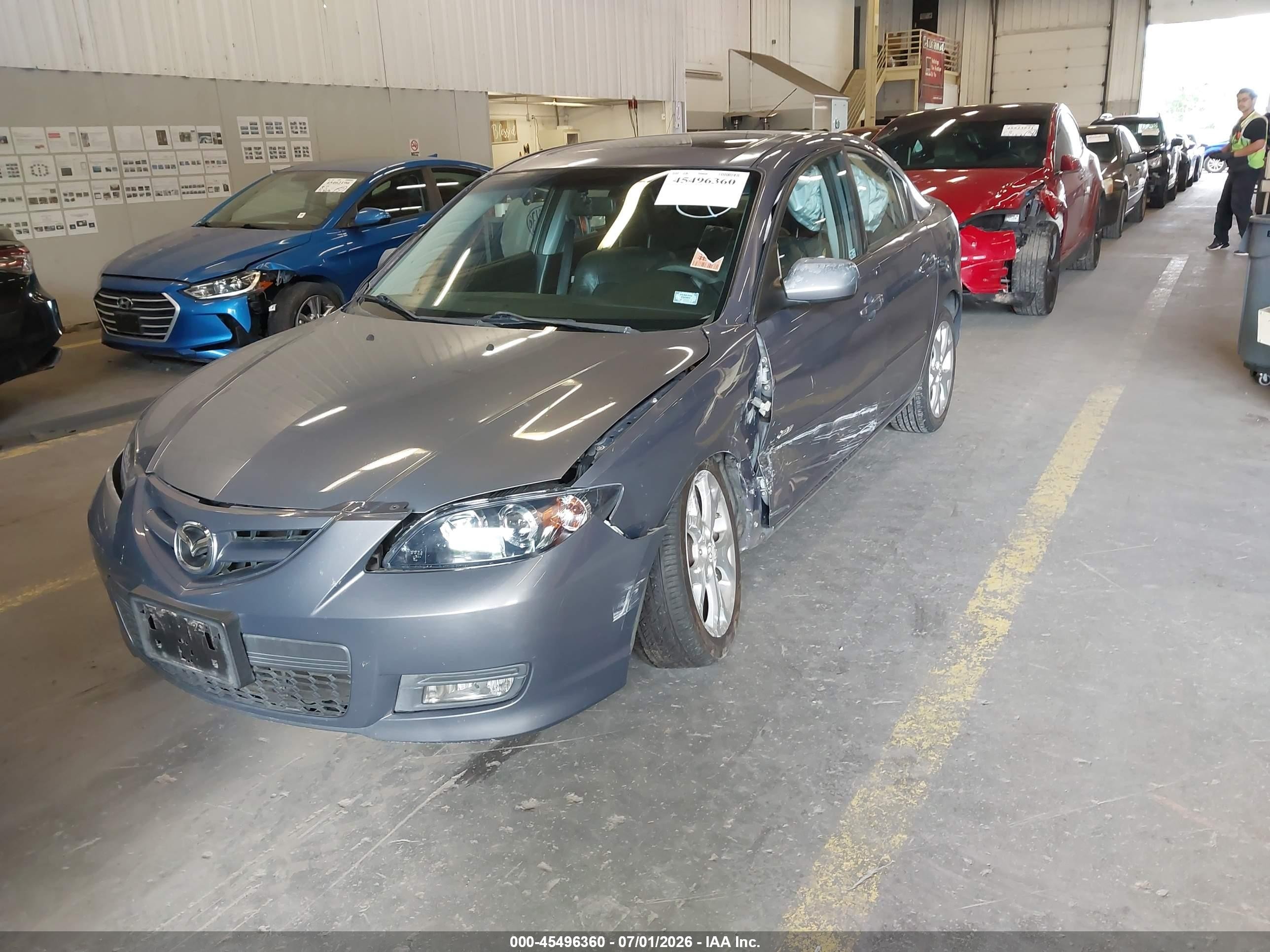 2007 Mazda Mazda3 S Touring Gray vin: JM1BK323871660190