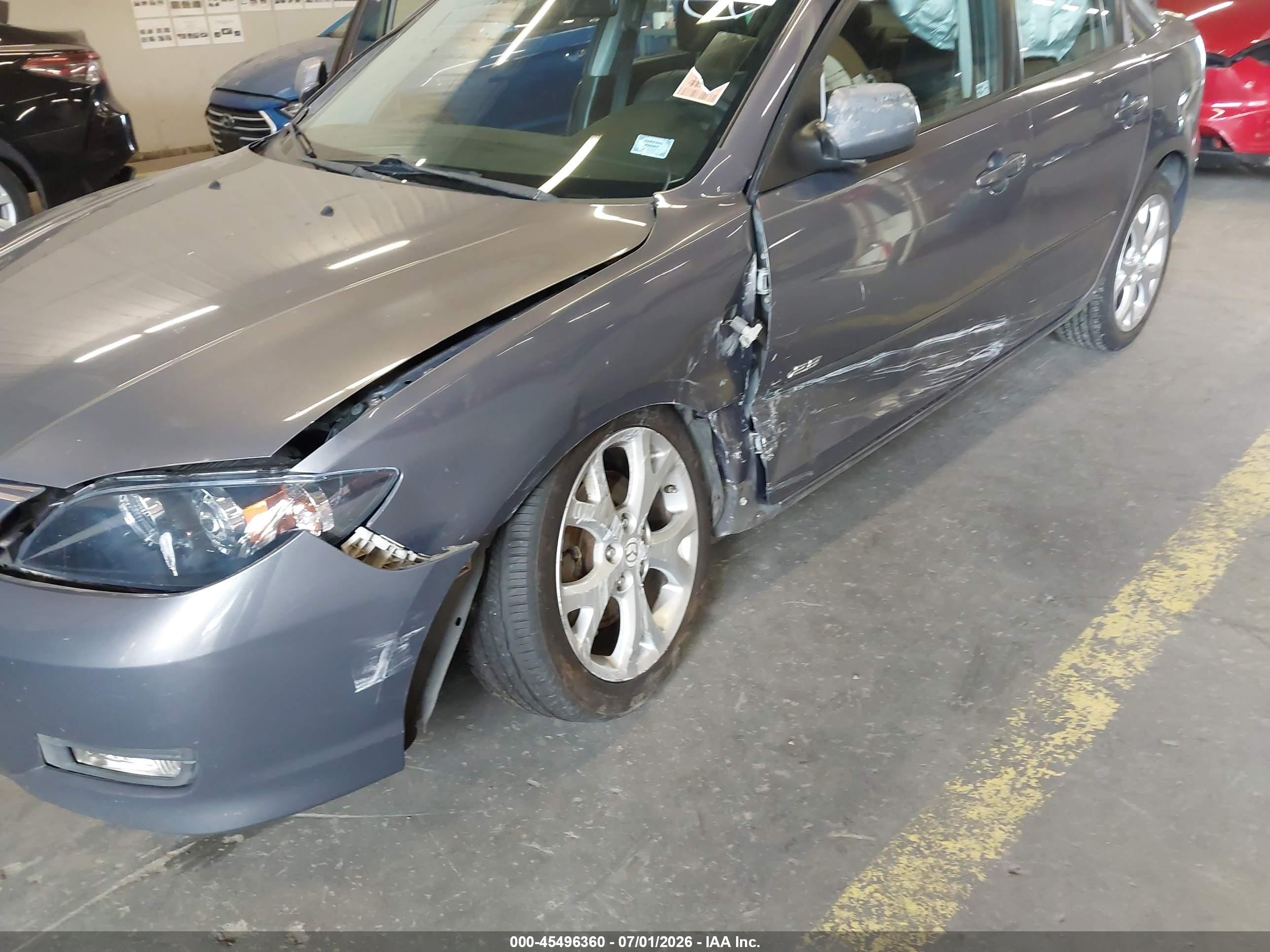 2007 Mazda Mazda3 S Touring Gray vin: JM1BK323871660190
