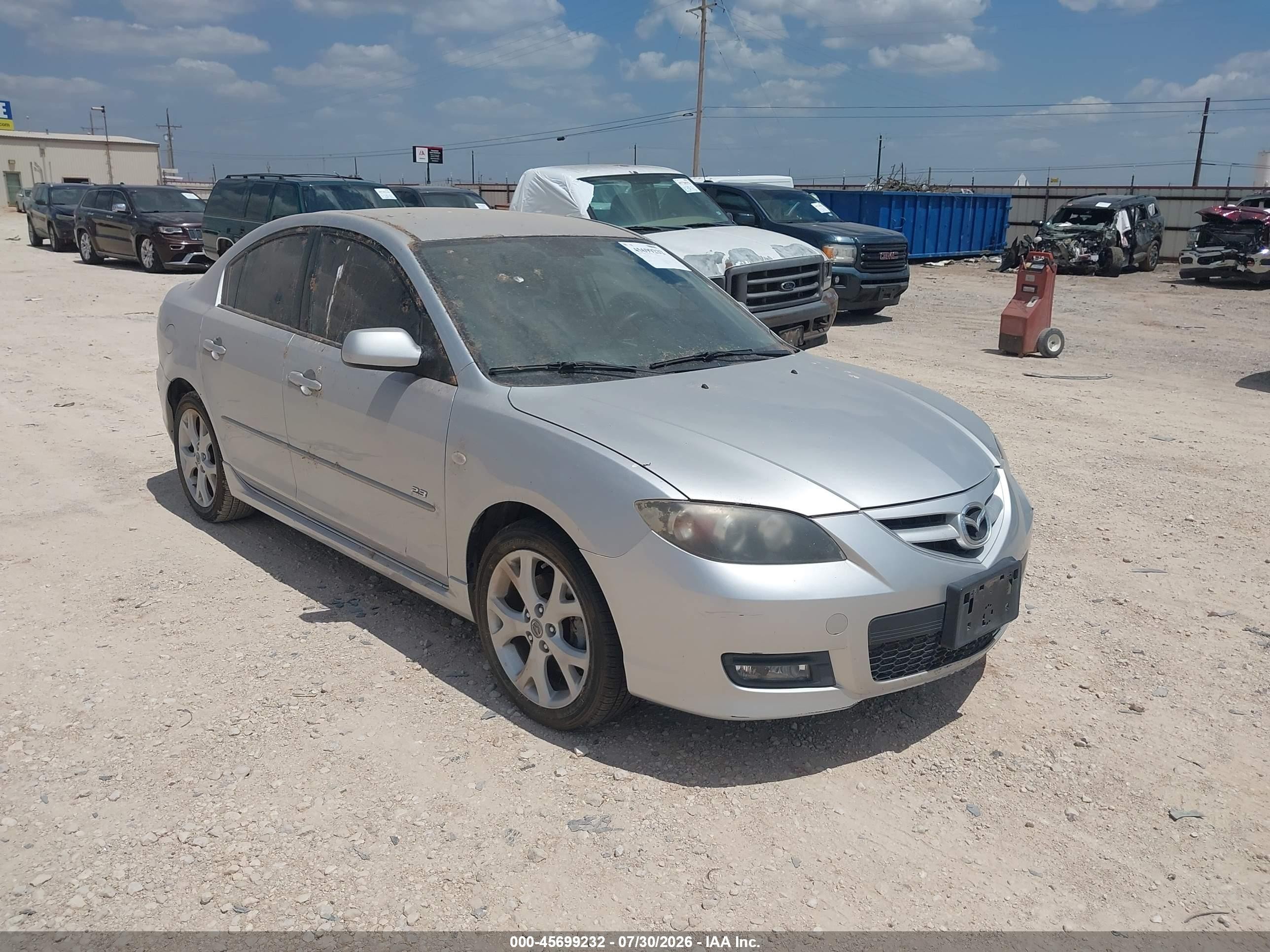 2008 Mazda Mazda3 S Touring Silver vin: JM1BK323881777947