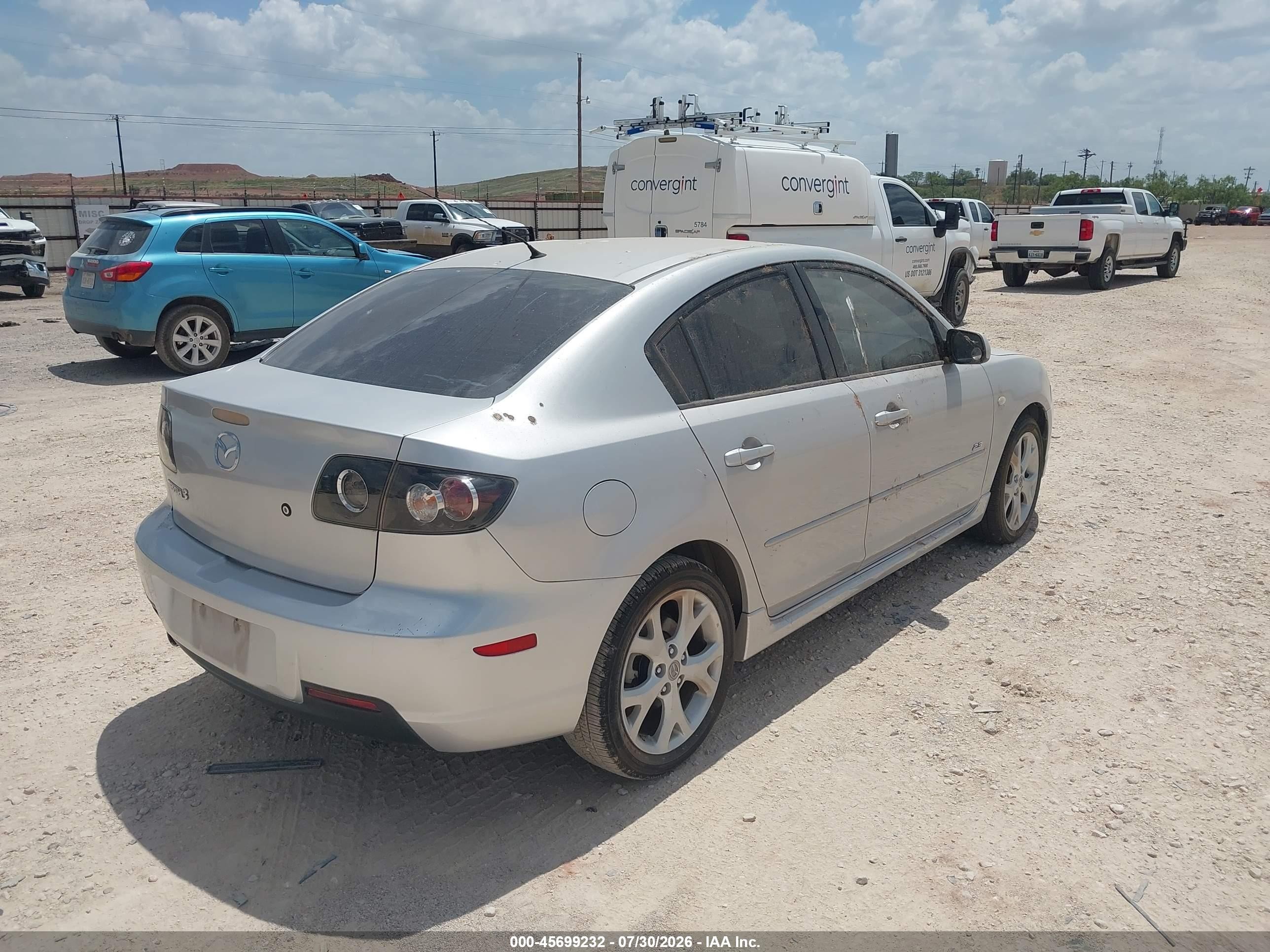2008 Mazda Mazda3 S Touring Silver vin: JM1BK323881777947