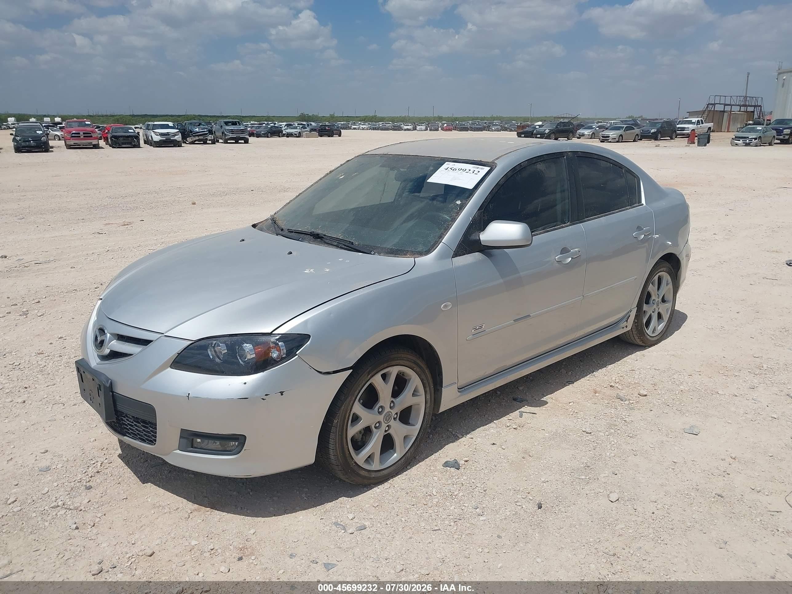 2008 Mazda Mazda3 S Touring Silver vin: JM1BK323881777947